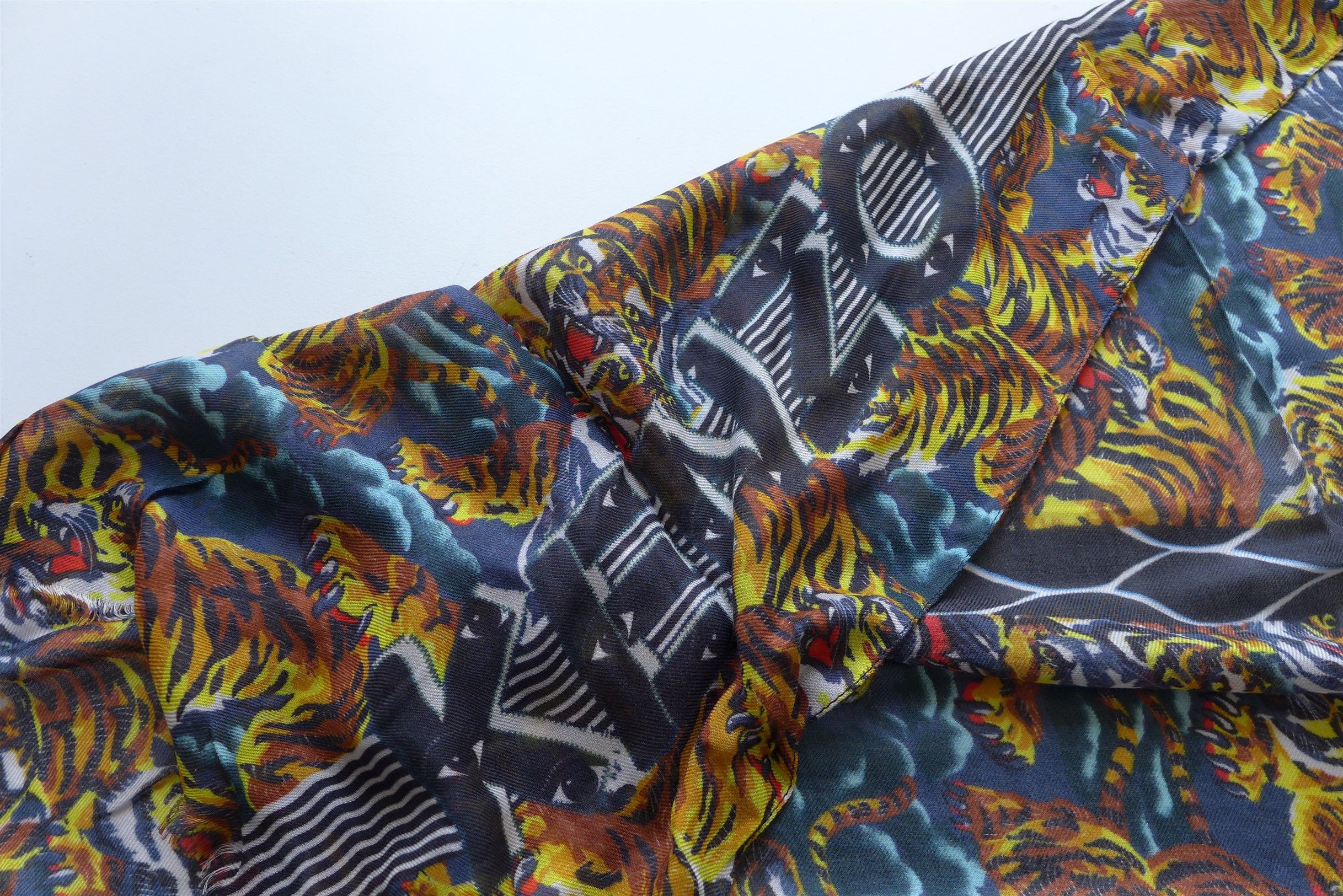 Kenzo Kenzo Multi Logo Modal Scarf Size ONE SIZE - 12 Thumbnail
