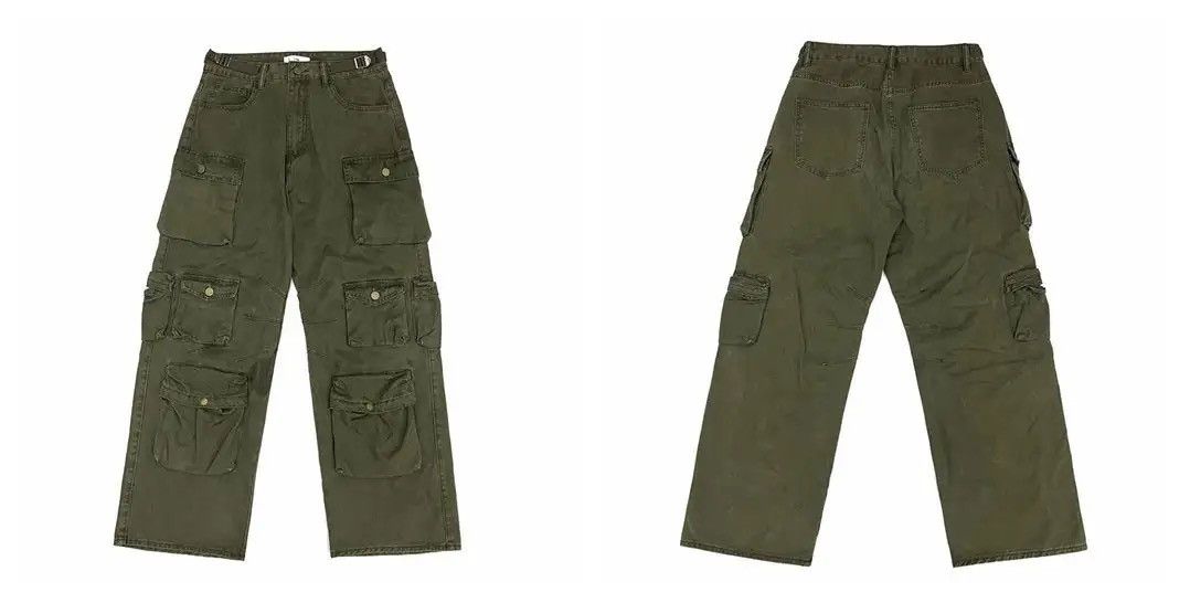 Japanese Brand × Vintage Utility grunge multi pocket cargo pants Size US 32 / EU 48 - 4 Thumbnail