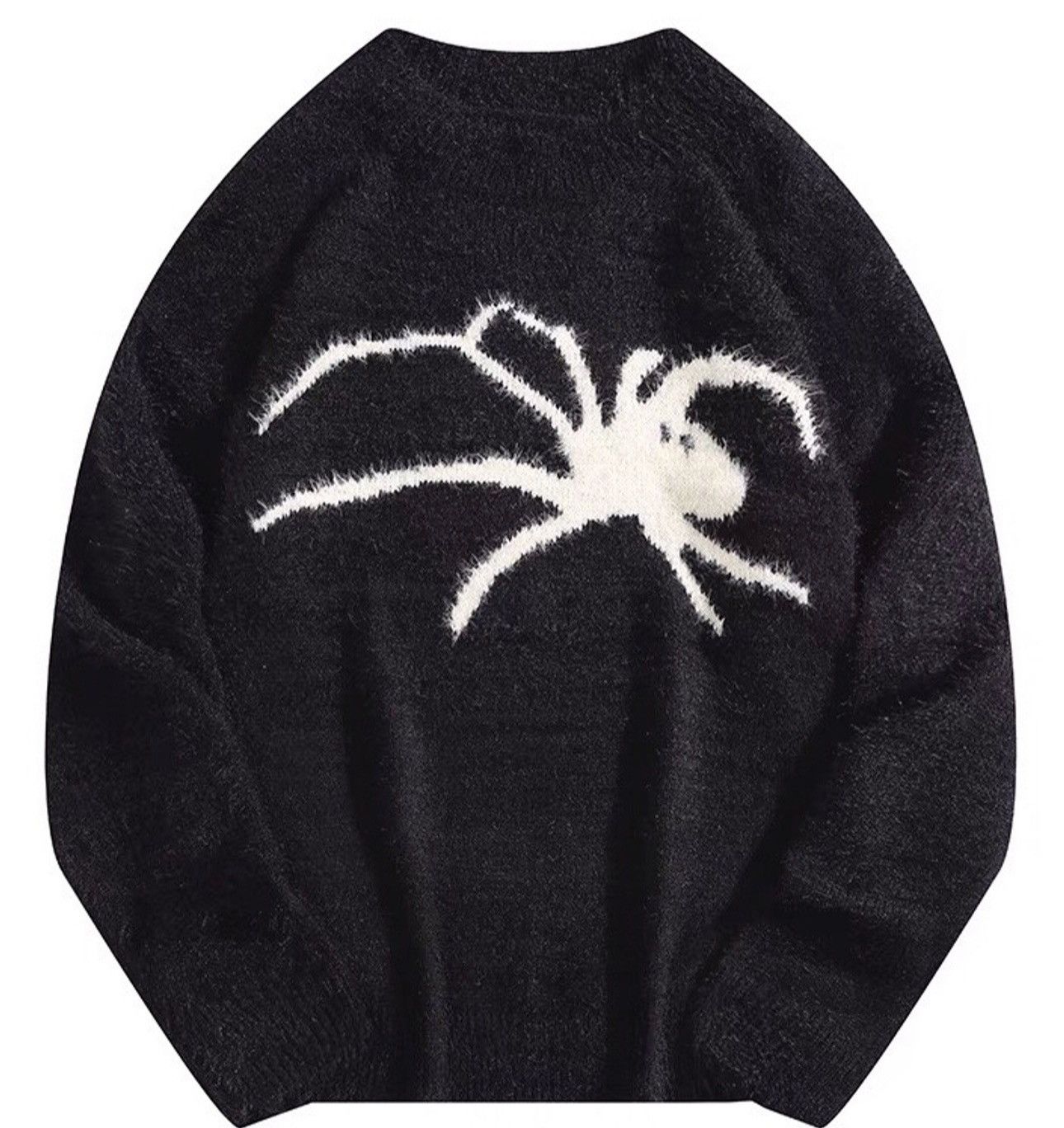 Japanese Brand × Vintage Retro punk super soft spider premium mohair sweater jumper Size US L / EU 52-54 / 3 - 4 Thumbnail