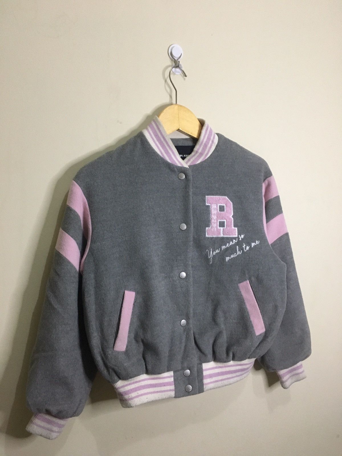 Japanese Brand 🛒NEEDGONE🛒Varsity Jacket Repipi Armario Size US XS / EU 42 / 0 - 3 Thumbnail