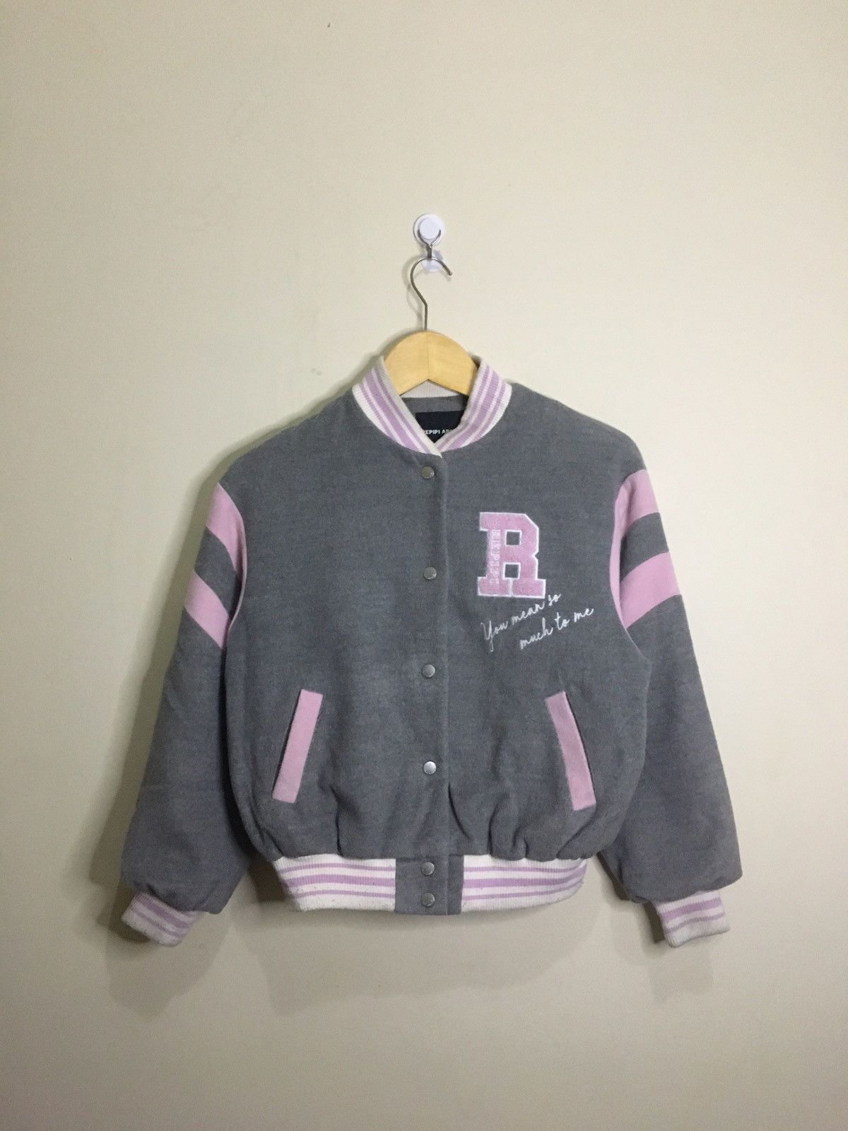Japanese Brand 🛒NEEDGONE🛒Varsity Jacket Repipi Armario Size US XS / EU 42 / 0 - 1 Thumbnail