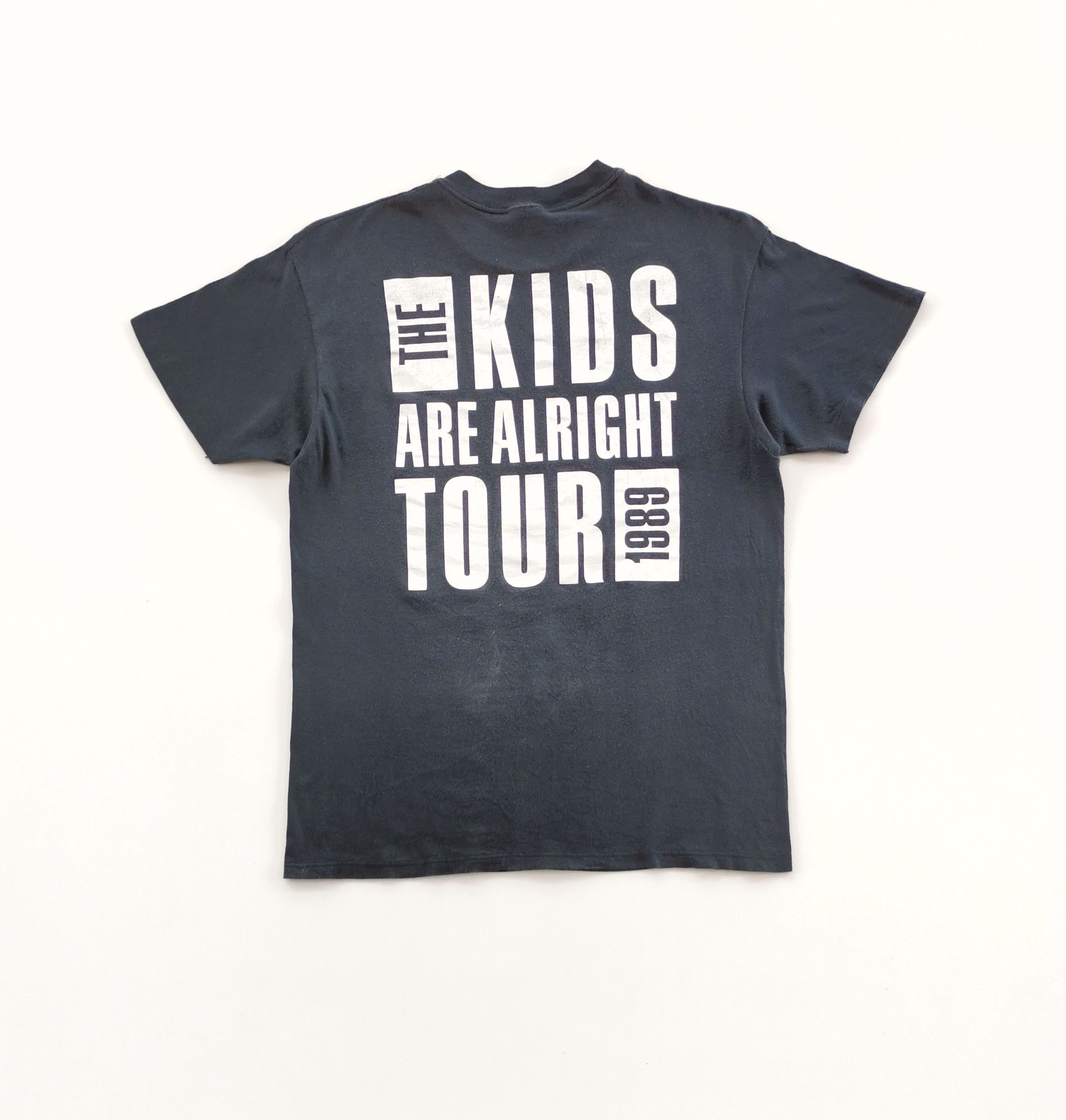 【1989】 The who THE KIDS ARE ALRIGHT TOUR Vintage 1989 The Who The Kids Are Alright Tour T shirt ORIGINAL