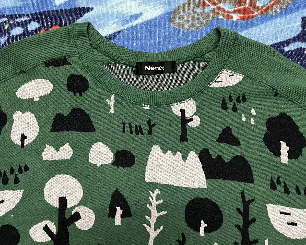 Issey Miyake Rare🔥NE-NET by Issey Miyake Sweatshirt x Rare Design Size US L / EU 52-54 / 3 - 3 Thumbnail