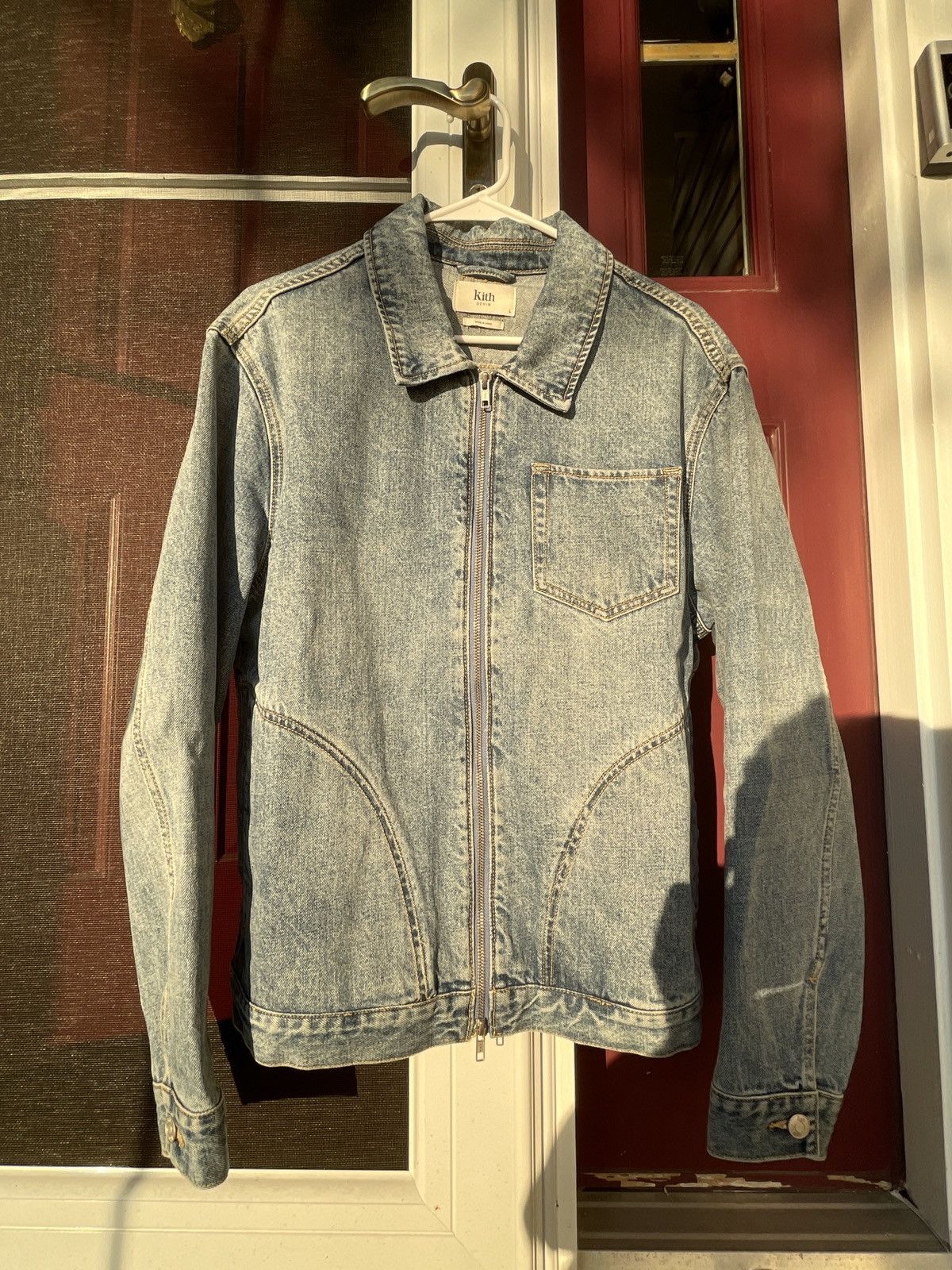 L KITH DENIM JACKET HOSU 痩せ BLUE 