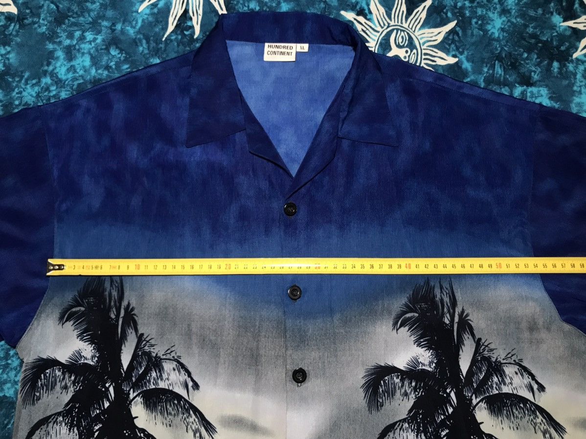 Vintage Vintage Hundred Continent Hawaiian Shirt Collar Y2K Size US XL / EU 56 / 4 - 11 Thumbnail