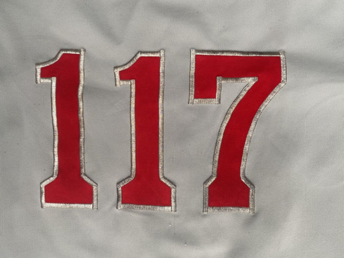 Japanese Brand Vintage STAR 117 Rawlings Jerseys Size US L / EU 52-54 / 3 - 8 Thumbnail