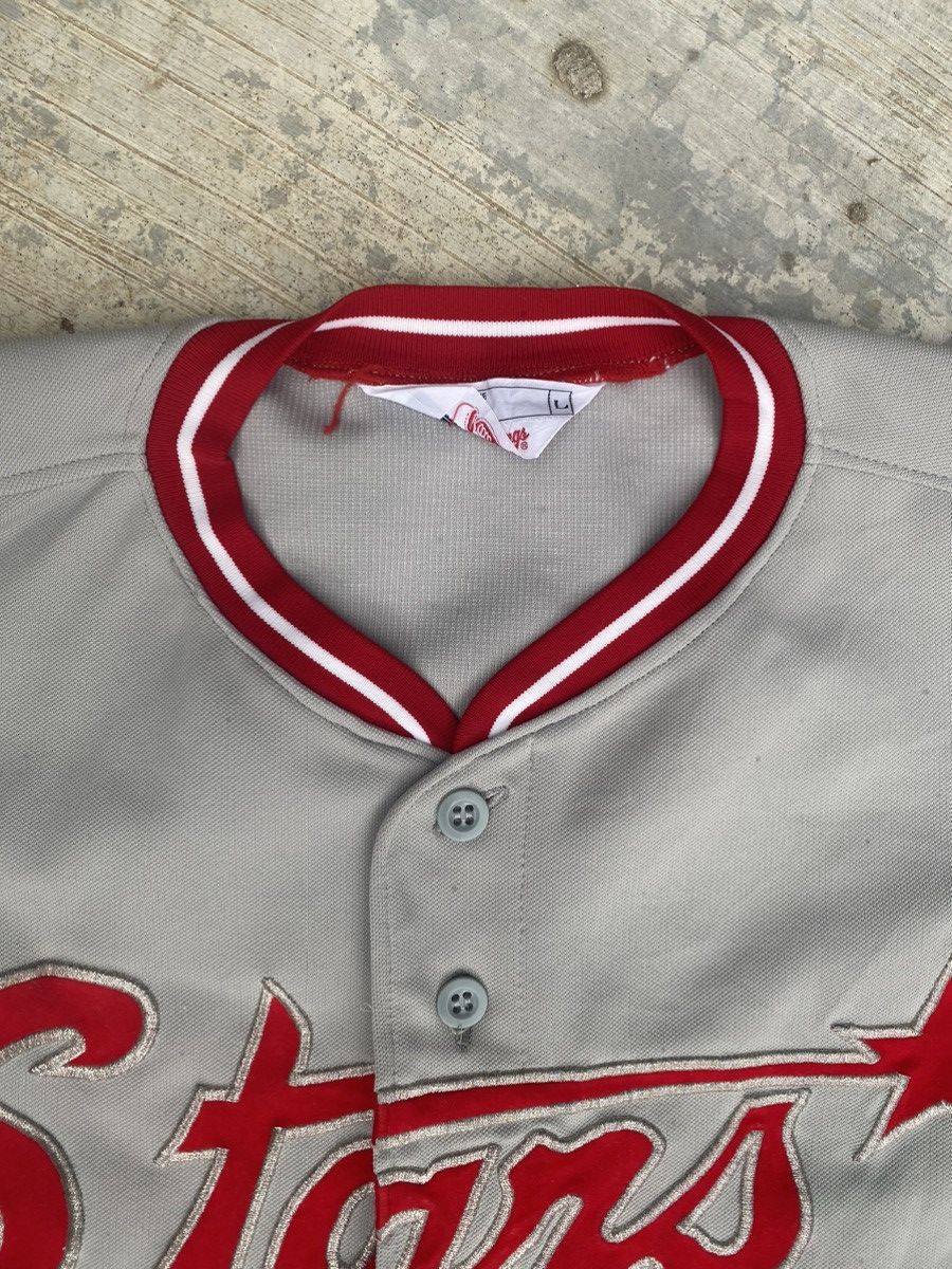Japanese Brand Vintage STAR 117 Rawlings Jerseys Size US L / EU 52-54 / 3 - 3 Thumbnail