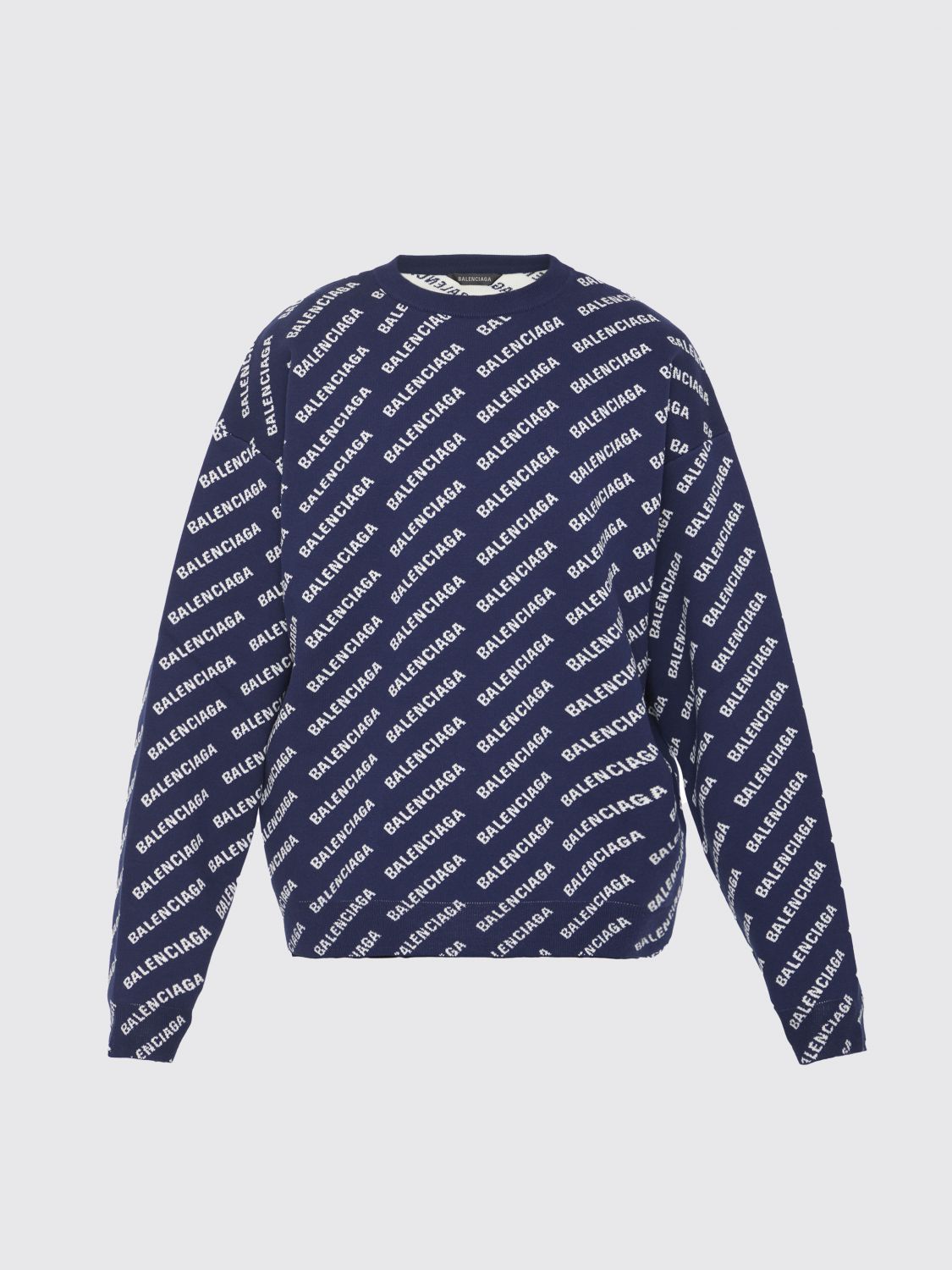 Balenciaga Balenciaga Sweater Men Blue Grailed