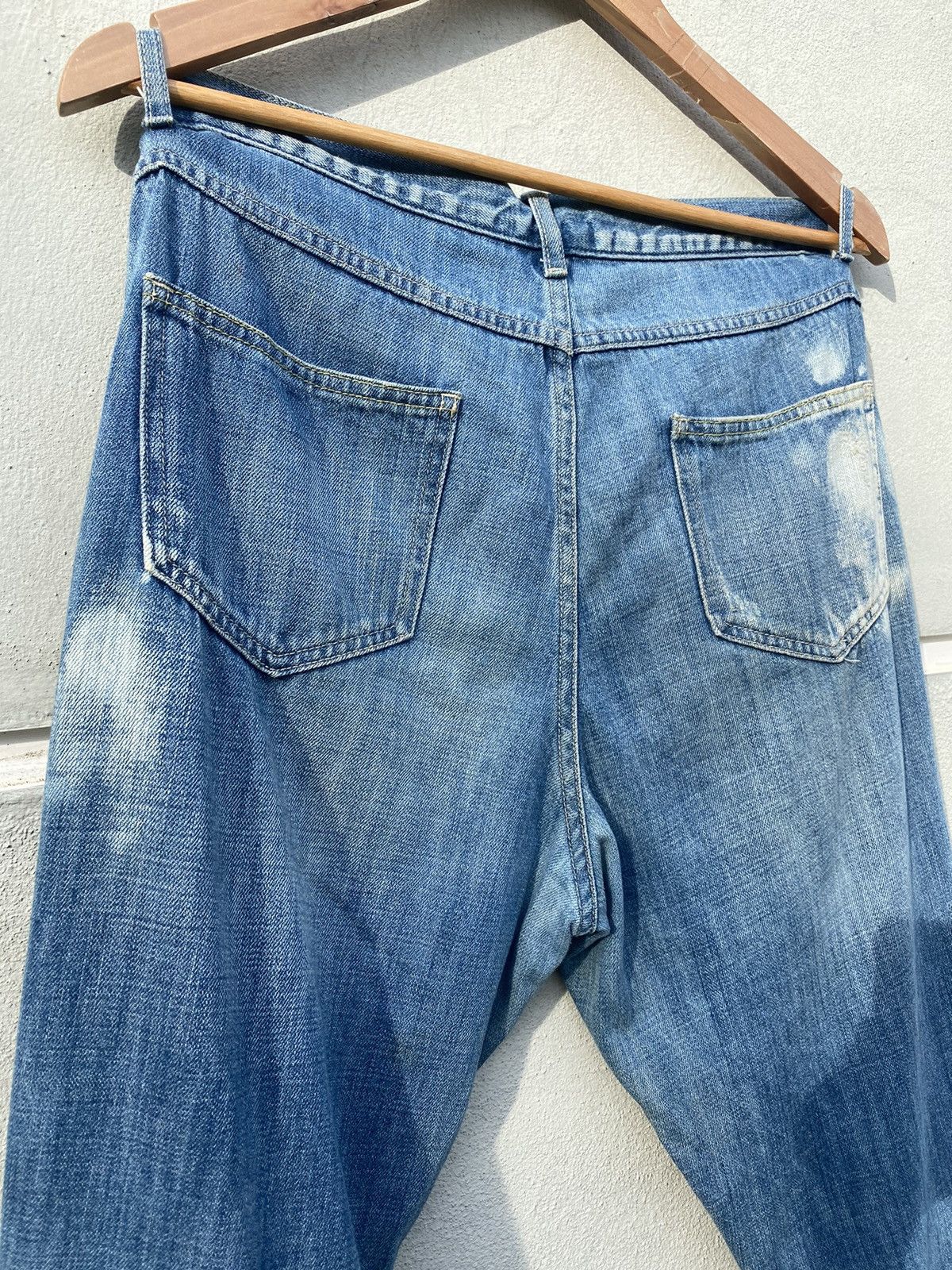 Designer 🔥 Steals 🔥 Distressed Sashiko Niko and … Jeans Size US 33 - 10 Thumbnail