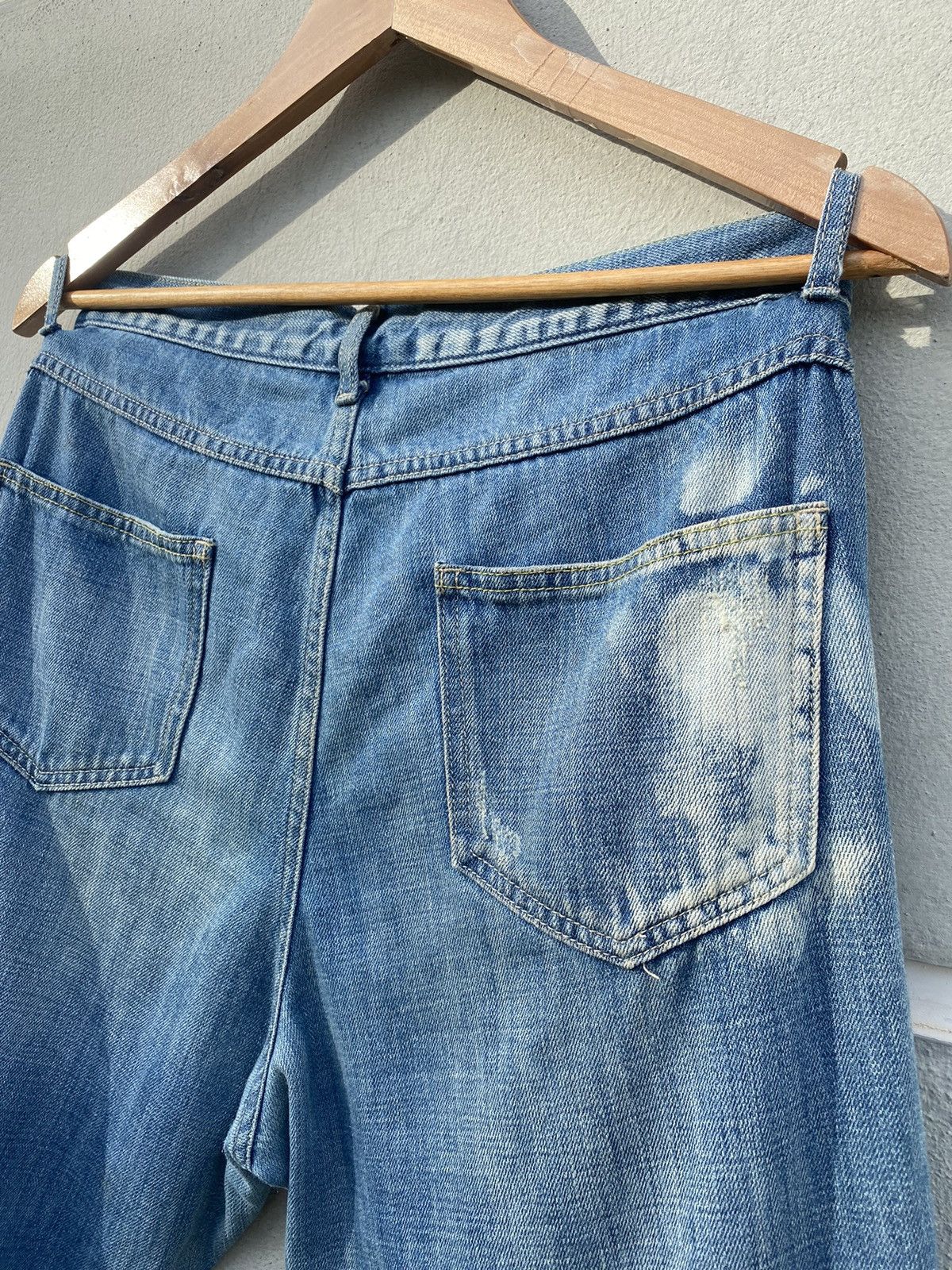 Designer 🔥 Steals 🔥 Distressed Sashiko Niko and … Jeans Size US 33 - 9 Thumbnail