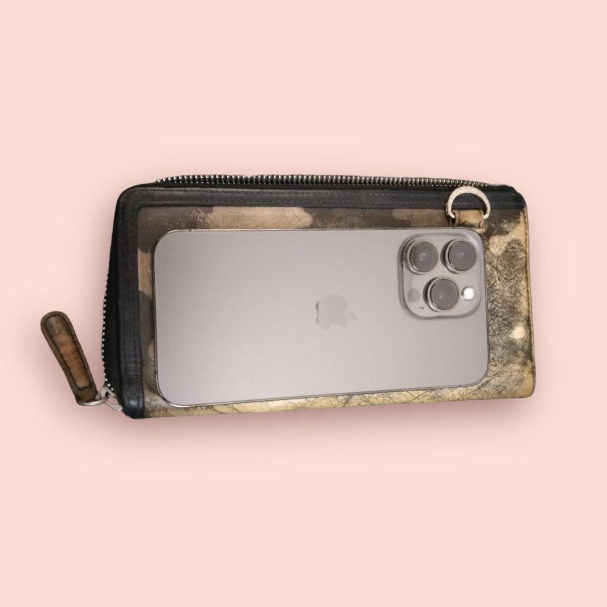 Takeo Kikuchi × Vintage TAKEO KIKUCHI CAMO PRINTED LONG WALLET (CALF SKIN) Size ONE SIZE - 18 Thumbnail