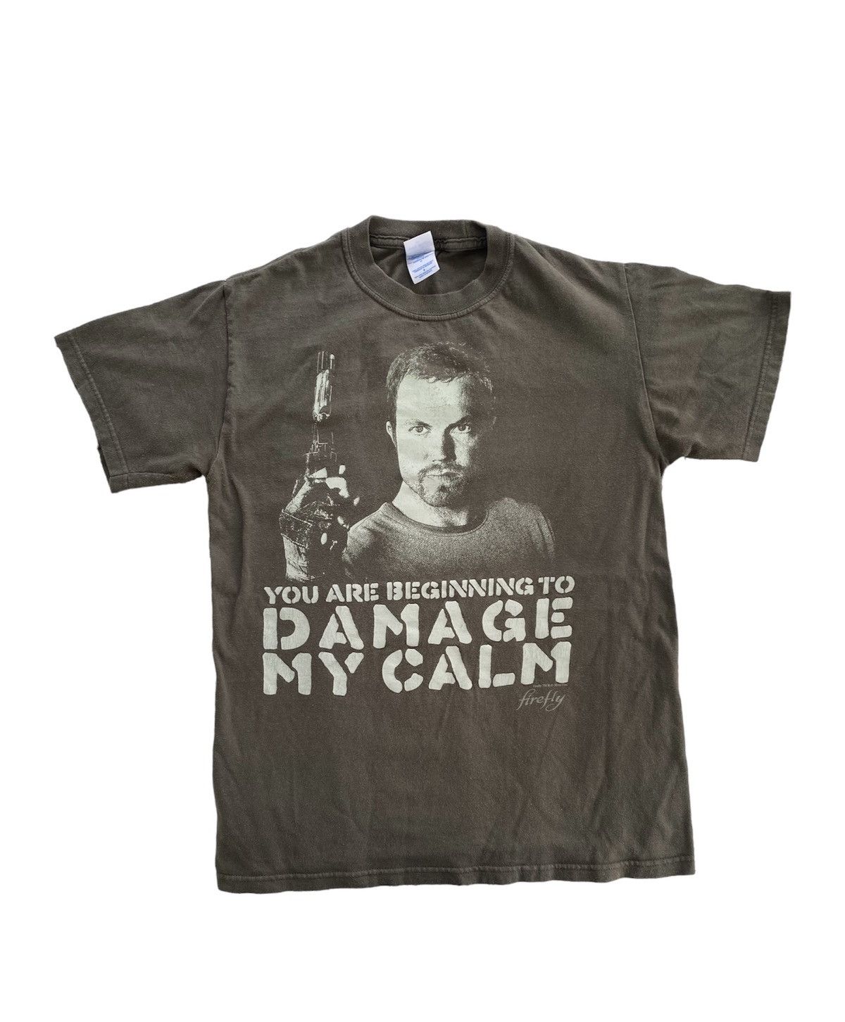 Vintage Vintage Firefly Streetwear Y2K Gun Tee S Size US S / EU 44-46 / 1 - 1 Thumbnail