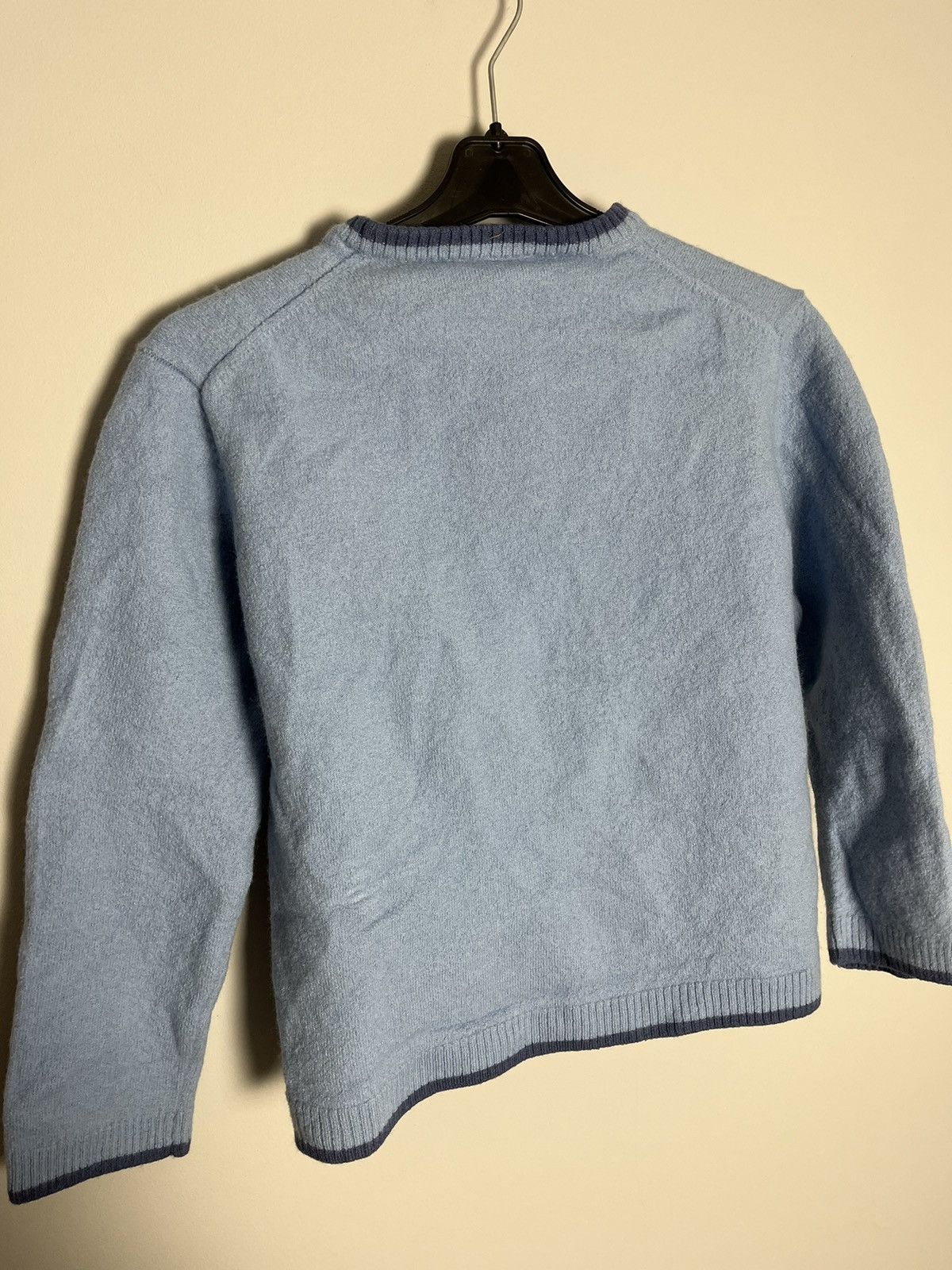 Yves Saint Laurent VINTAGE YVES SAINT LAURENT BIG LOGO WOOL SWEATER Size US XS / EU 42 / 0 - 6 Thumbnail