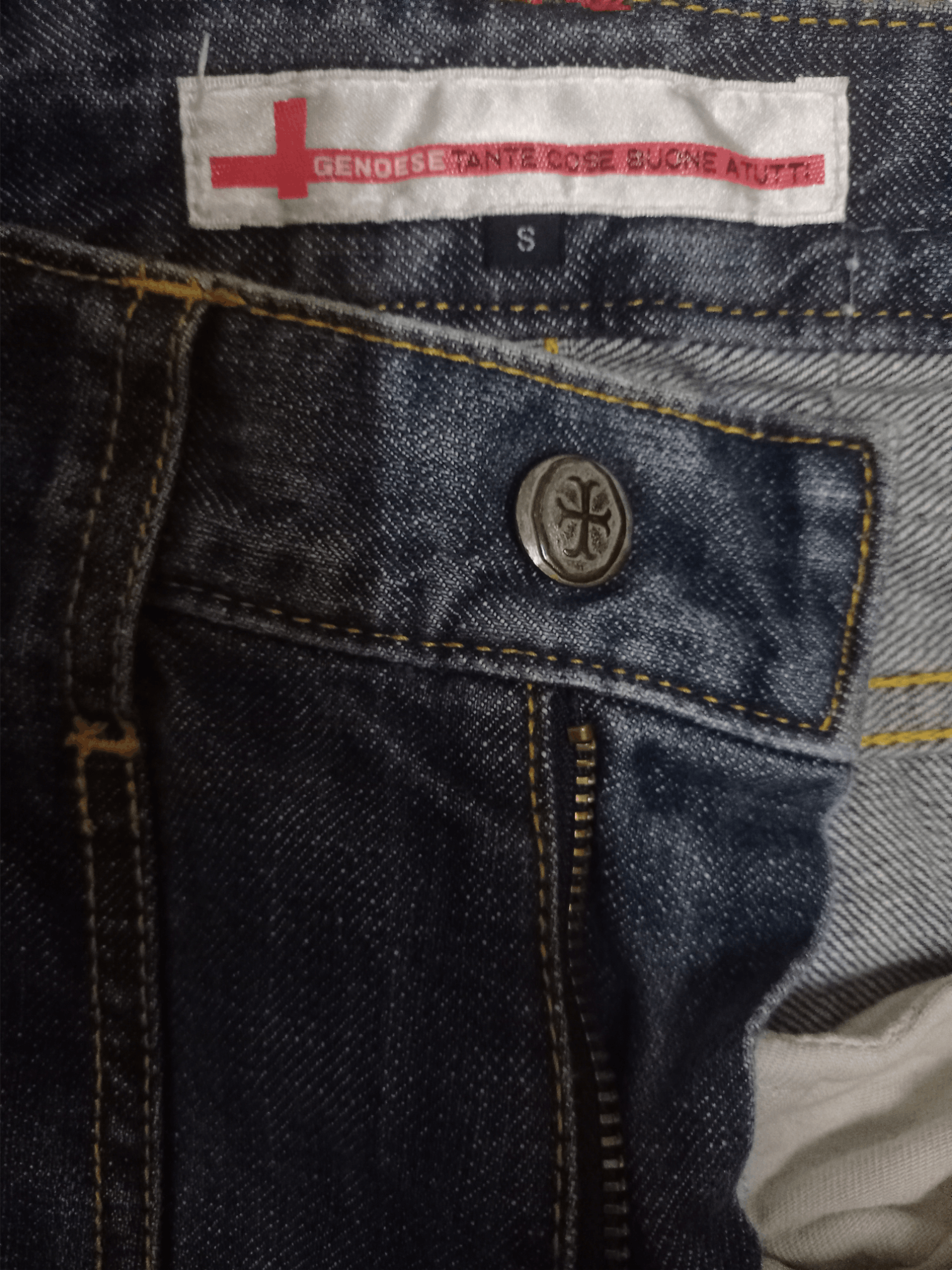 Japanese Brand × Seditionaries Vintage Japanese Brand Blue Wash Studded Flare Jeans Size US 28 / EU 44 - 3 Thumbnail