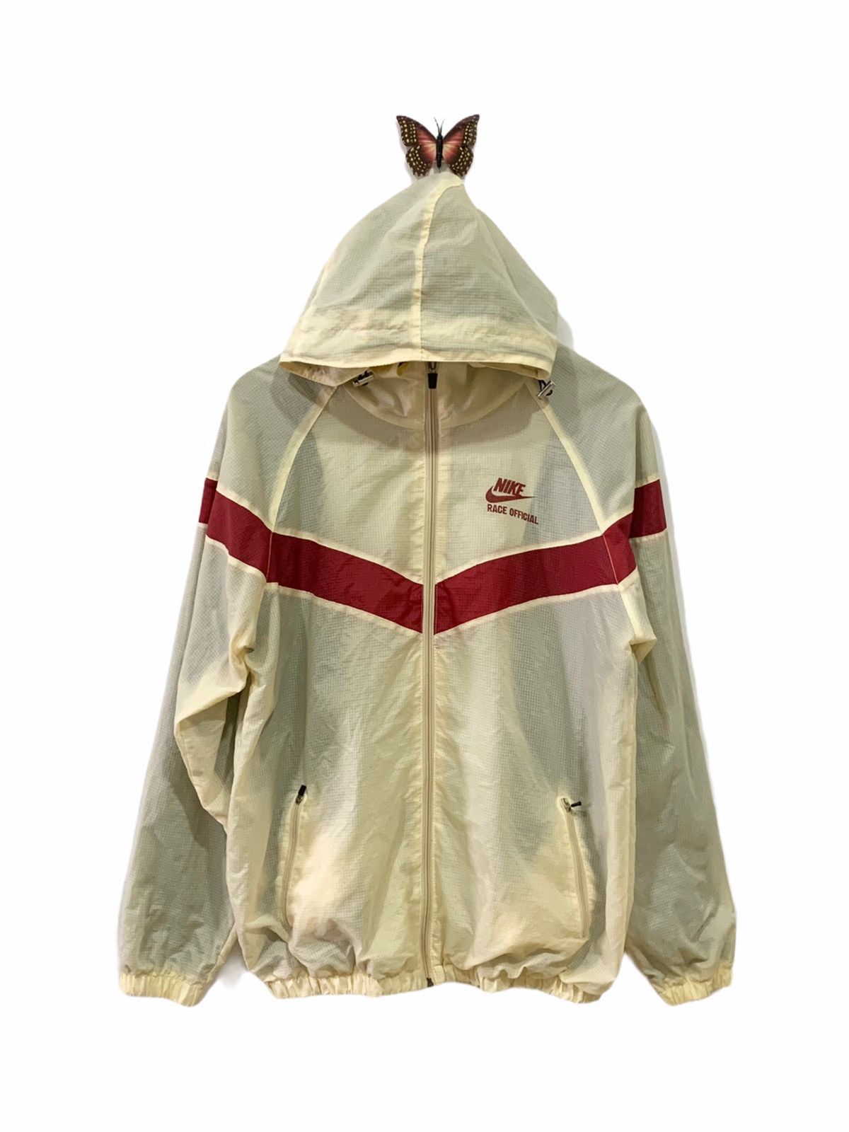 VINTAGE WINDBREAKER NIKE RACE OFFICIAL