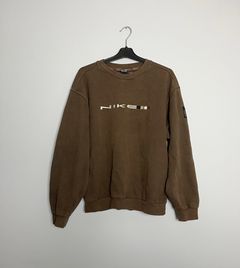 nike crewneck vintage brown