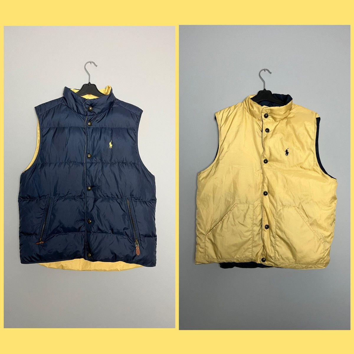 image of Polo Ralph Lauren x Ralph Lauren Ralph Laurent Vest Y2K Vintage in Navy, Men's (Size Large)