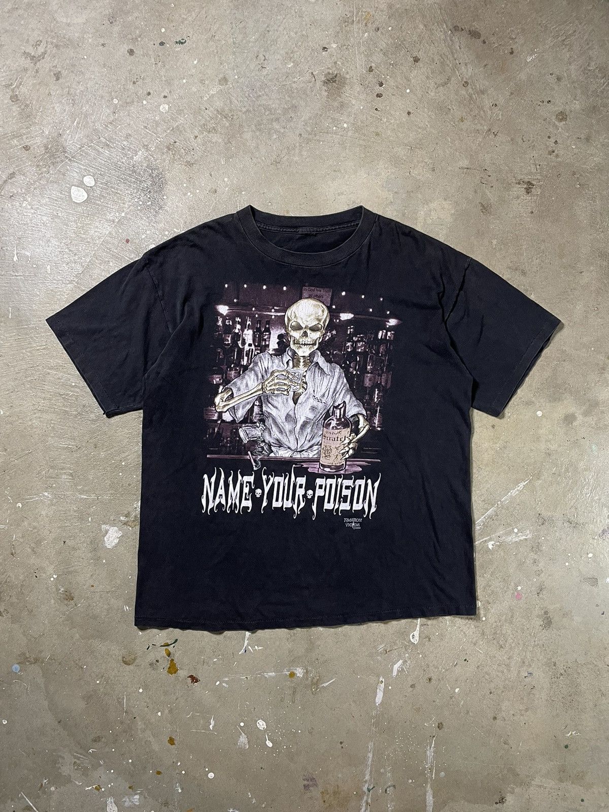 image of 1994 Fashion Victim Poison Tee in Black, Men's (Size XL)