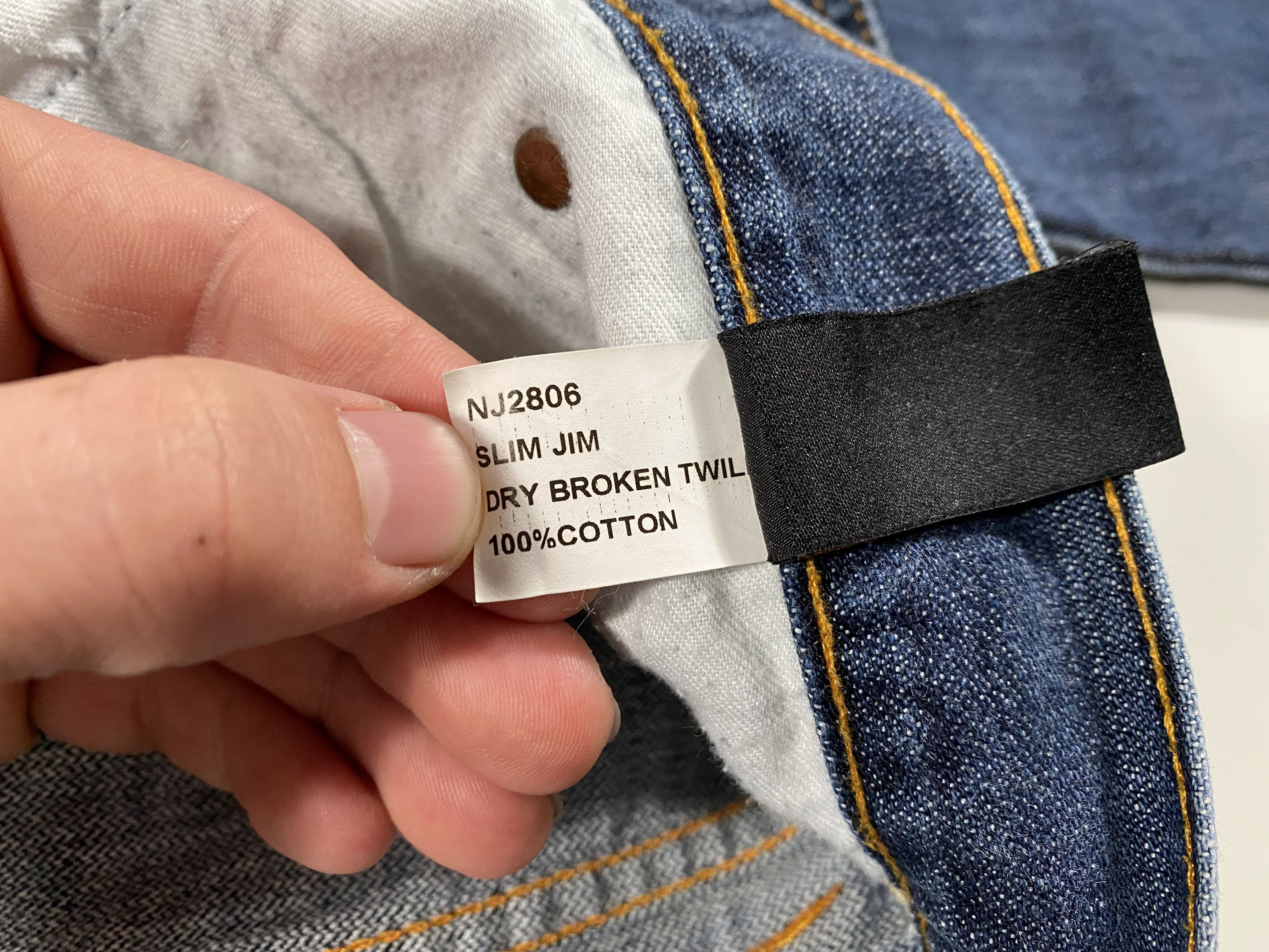 Nudie Jeans Nudie Jeans Slim Jim Dry Broken Twill jeans 32x28 Size US 32 / EU 48 - 4 Thumbnail