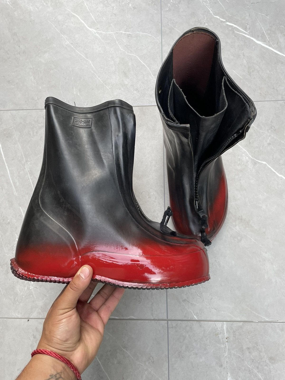 Vintage Vintage 1980s Opium Combat WaterProof Dune Boots Size US 10 / EU 43 - 11 Thumbnail