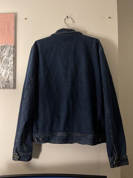 Stussy STUSSY DENIM ZIP UP GARAGE WORK JACKET XL Grailed