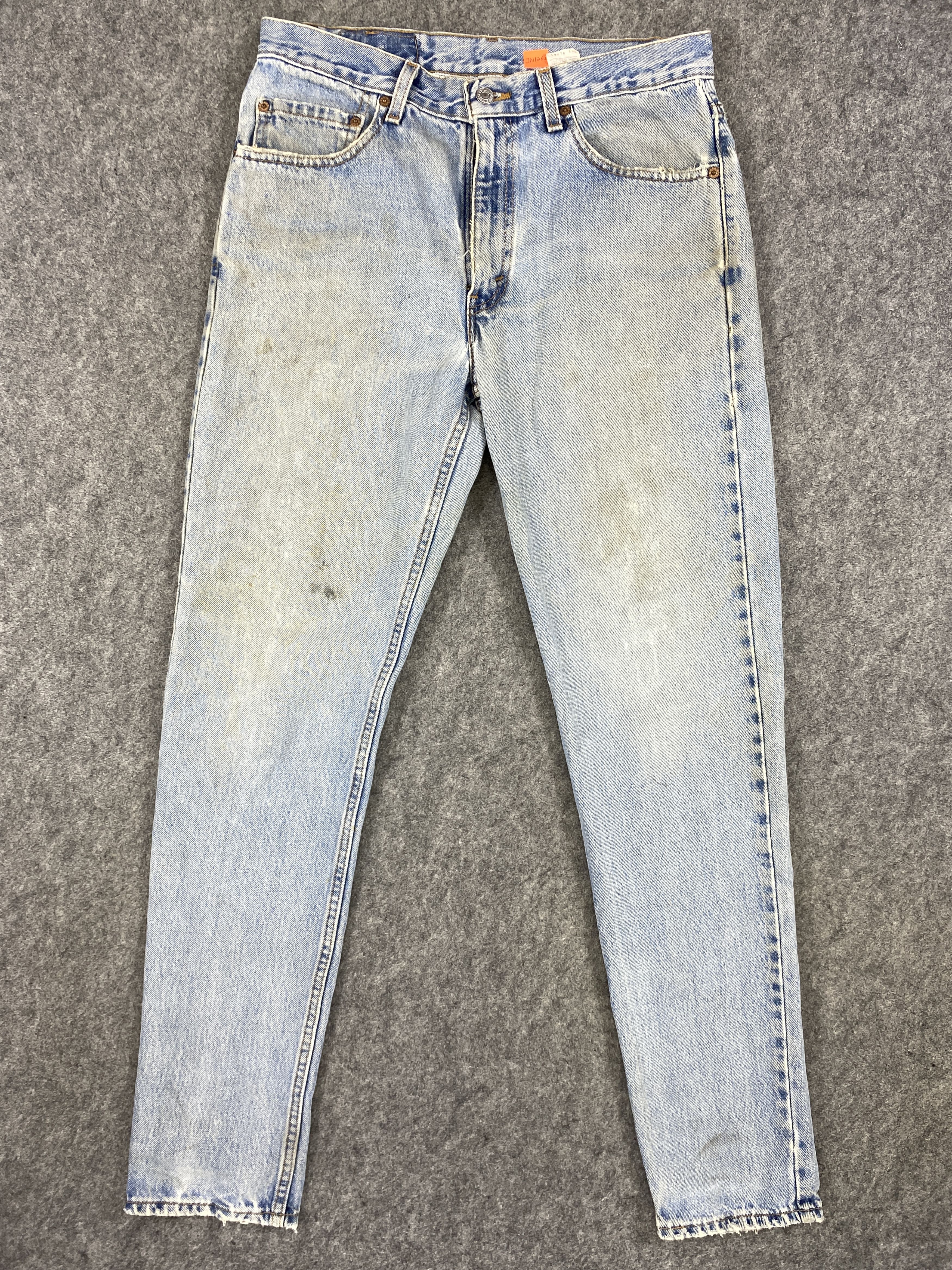 Levi's Light Blue Wash Vintage Levi's 512 Slim 31x32 Denim -JN1262 Size US 31 - 1 Thumbnail