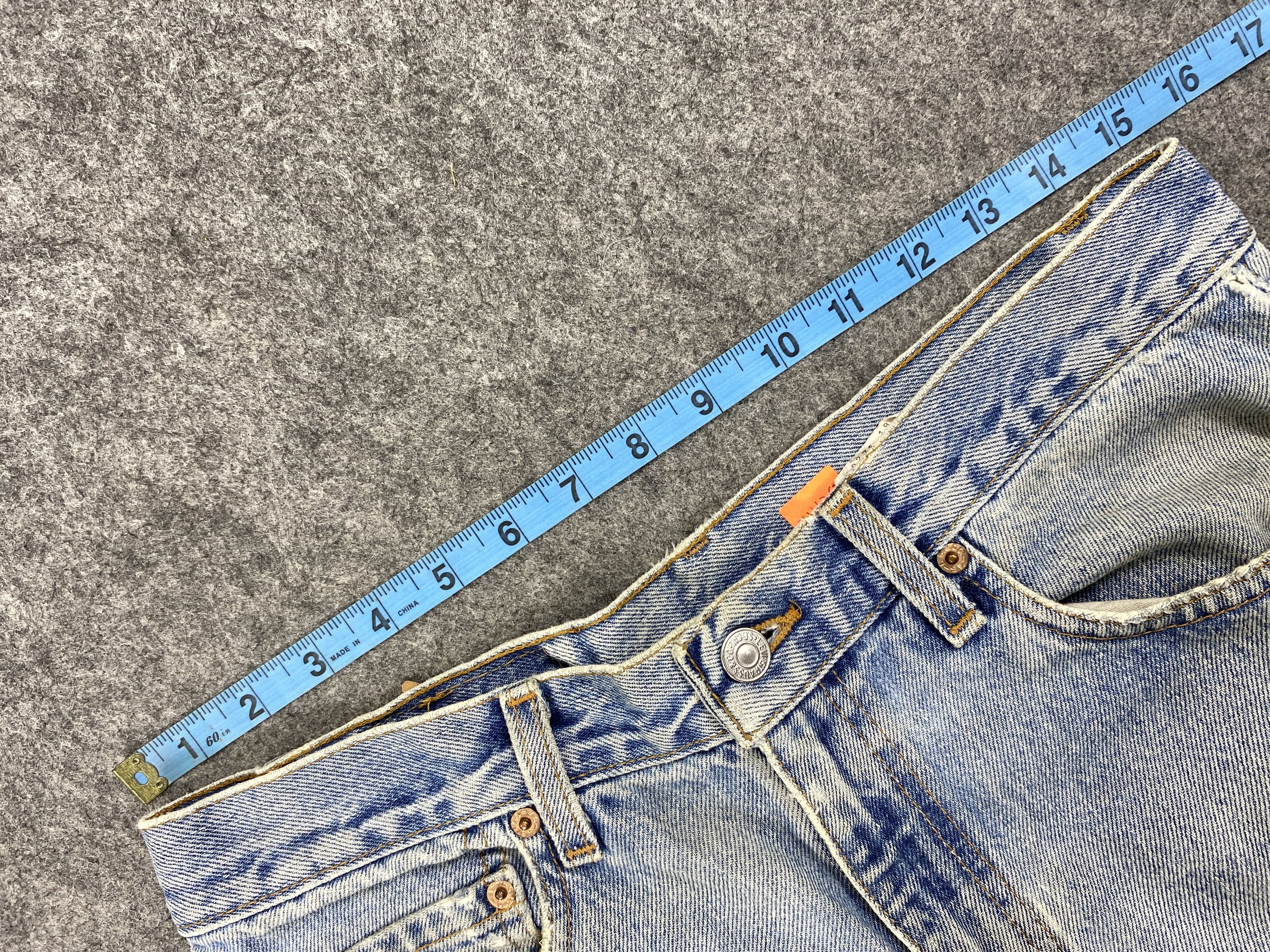 Levi's Light Blue Wash Vintage Levi's 512 Slim 31x32 Denim -JN1262 Size US 31 - 5 Thumbnail