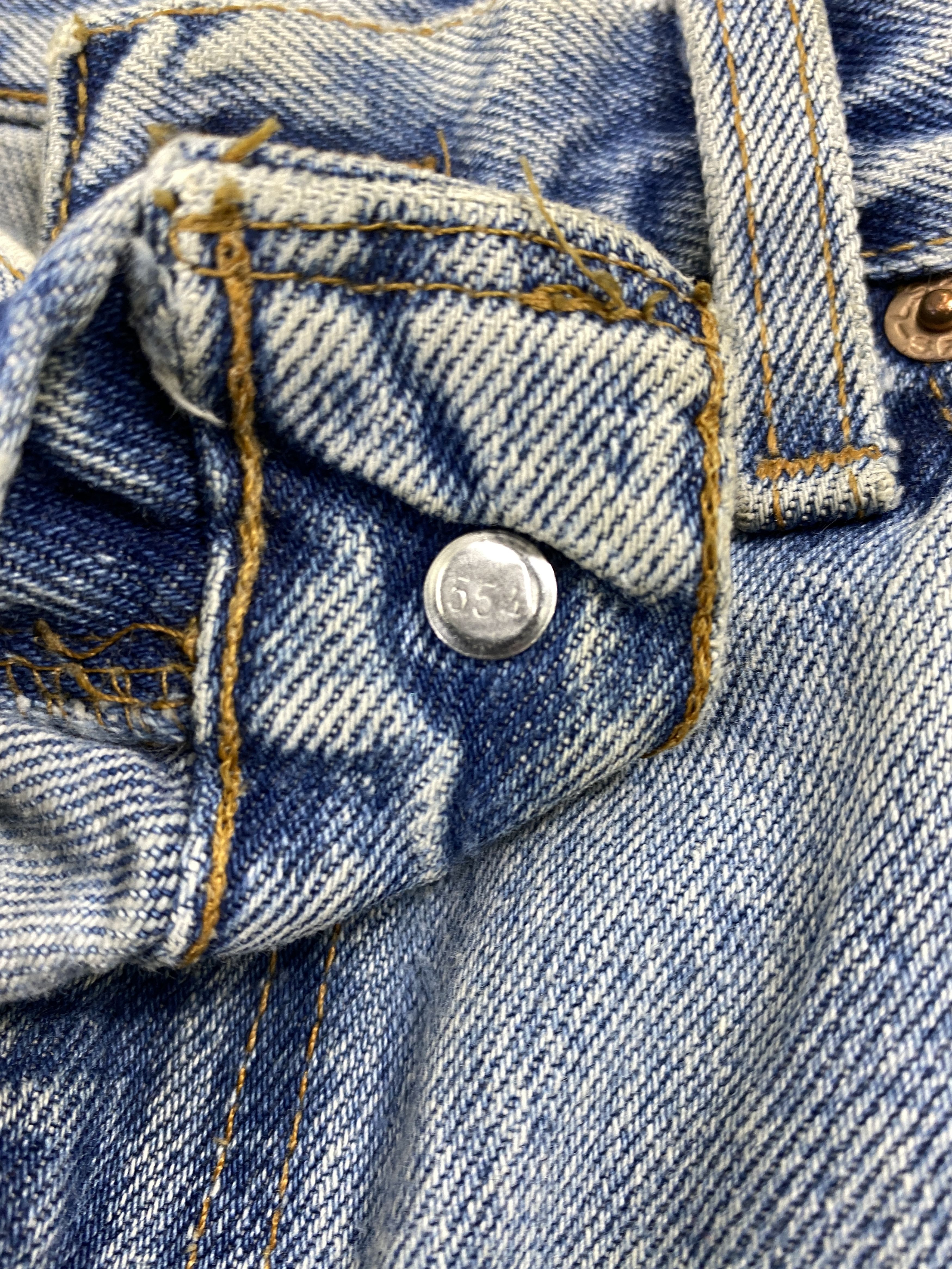 Levi's Light Blue Wash Vintage Levi's 512 Slim 31x32 Denim -JN1262 Size US 31 - 7 Thumbnail