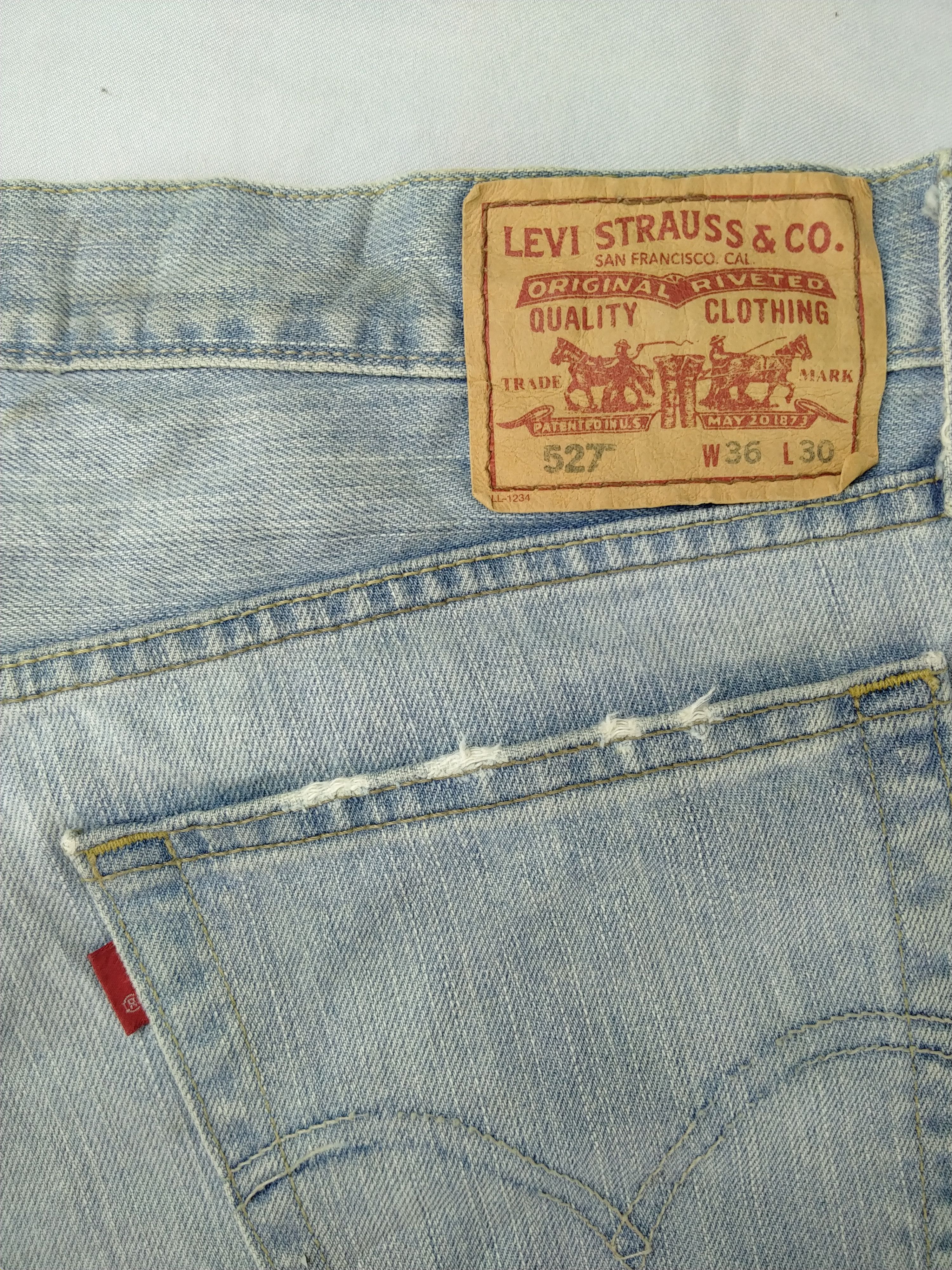 Levi's Vintage Levi's 527 Low Boot Cut Denim 38 x 31.5 -JN561 Size US 38 / EU 54 - 9 Thumbnail