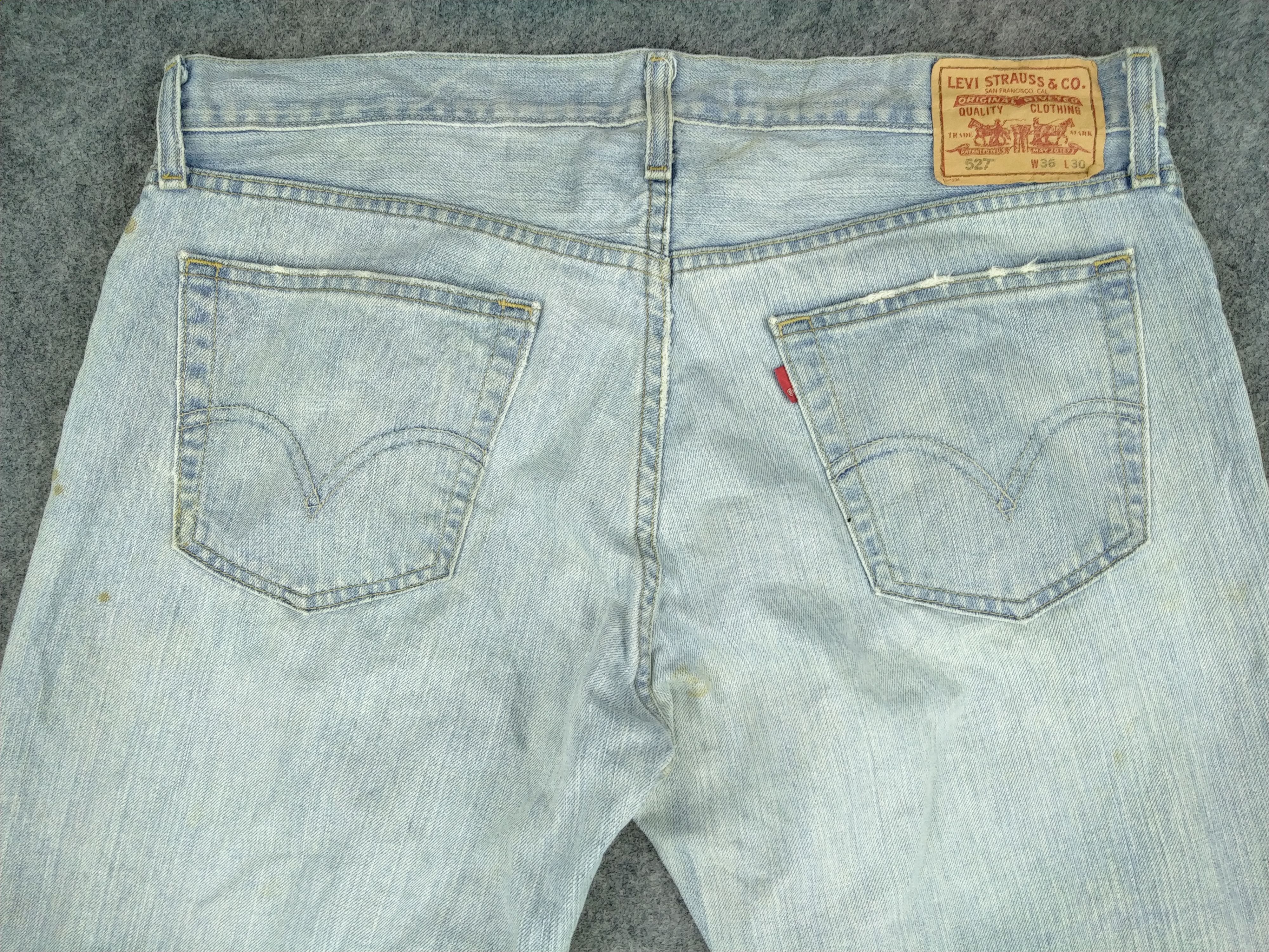 Levi's Vintage Levi's 527 Low Boot Cut Denim 38 x 31.5 -JN561 Size US 38 / EU 54 - 4 Thumbnail