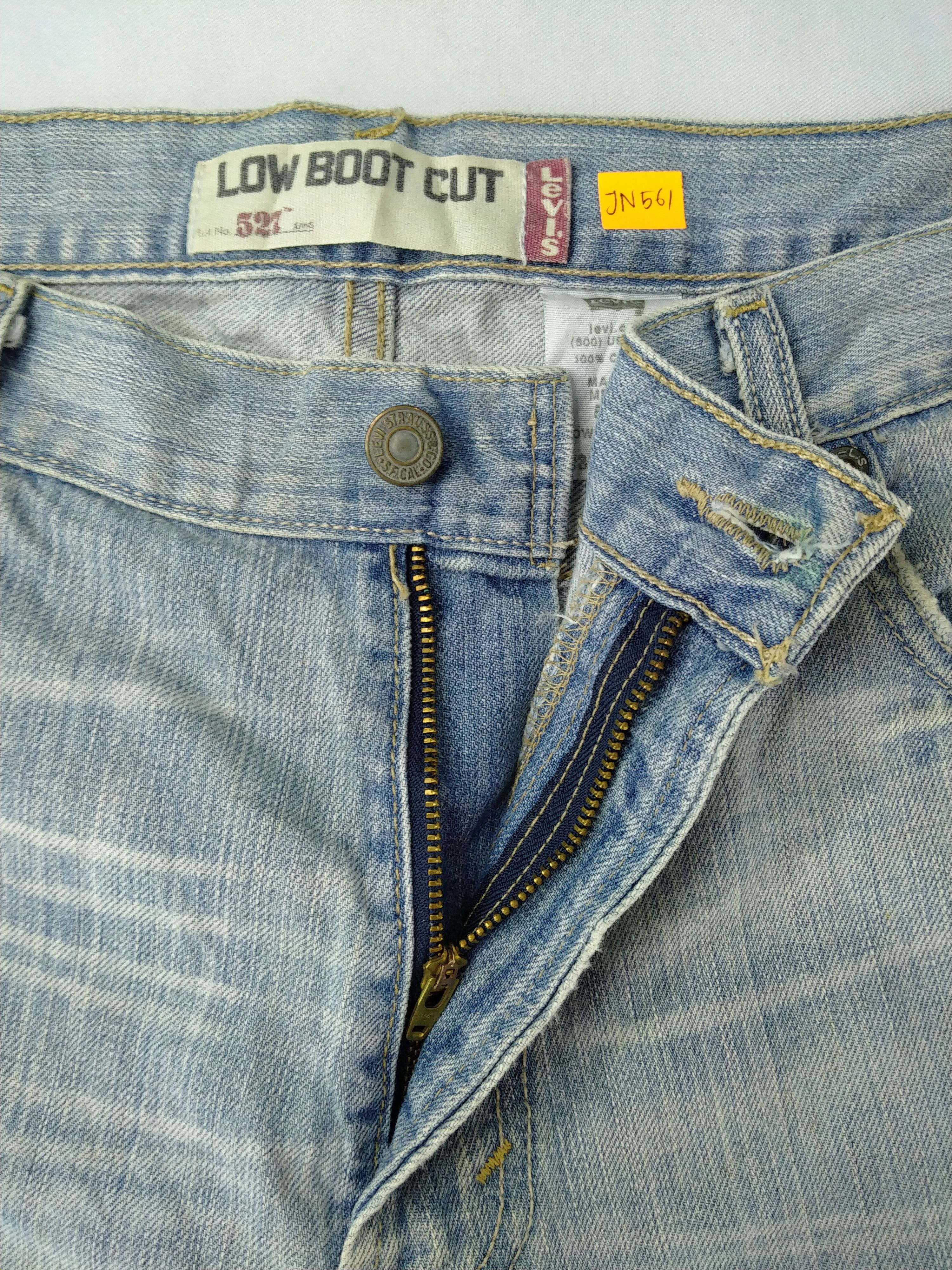 Levi's Vintage Levi's 527 Low Boot Cut Denim 38 x 31.5 -JN561 Size US 38 / EU 54 - 6 Thumbnail