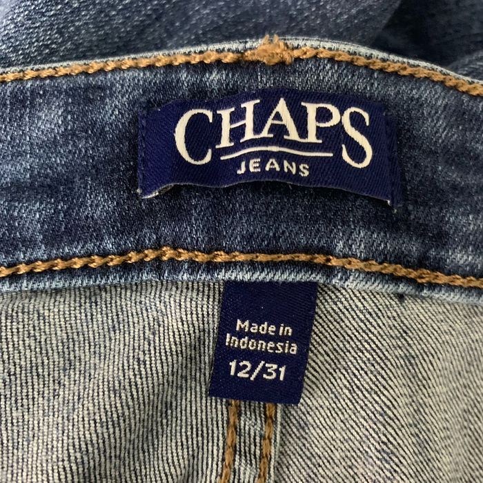 Chaps Chaps Mid Rise Crop Kick Denim Jeans 12 Med Wash Stretch Bel Grailed