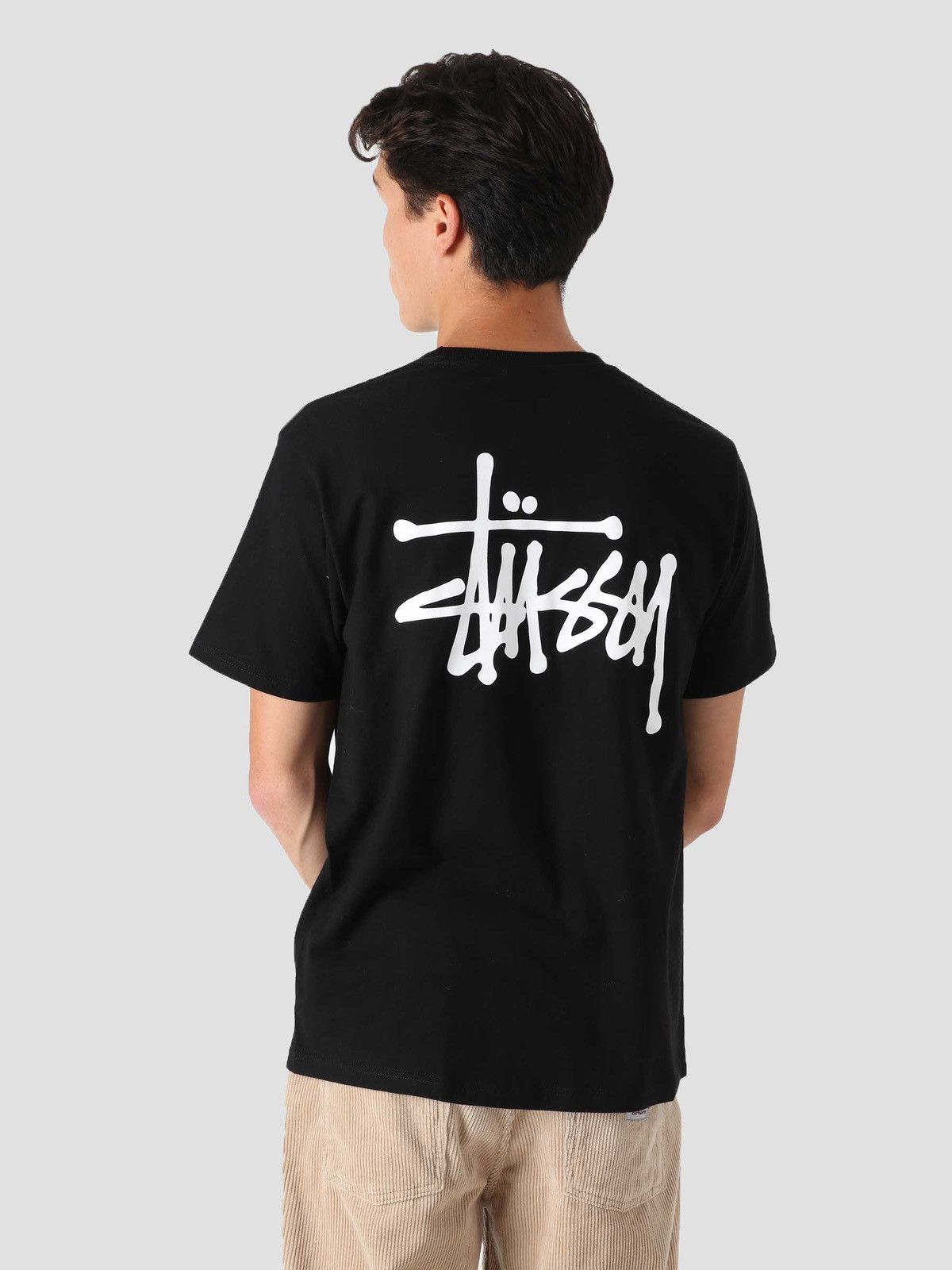 Stussy Stüssy Basic Tee black | Grailed