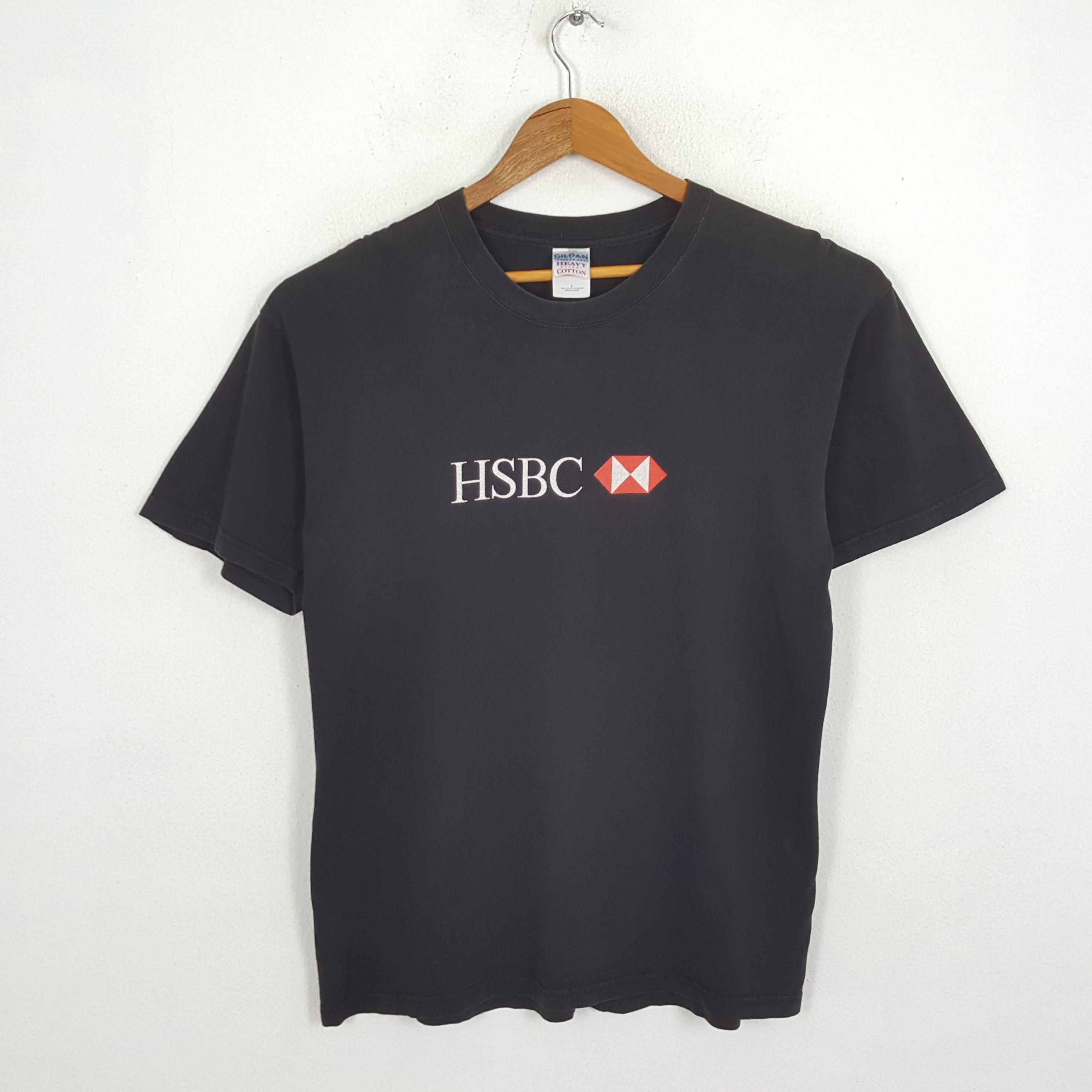 Vintage HSBC BANK Promo Streetwear Style T-Shirts