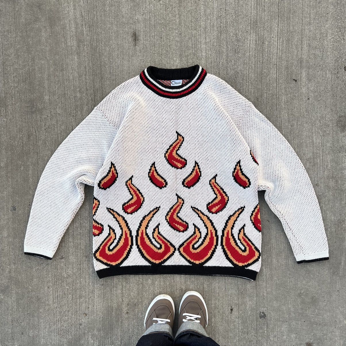 Vintage Japanese Brand Flame Sweater