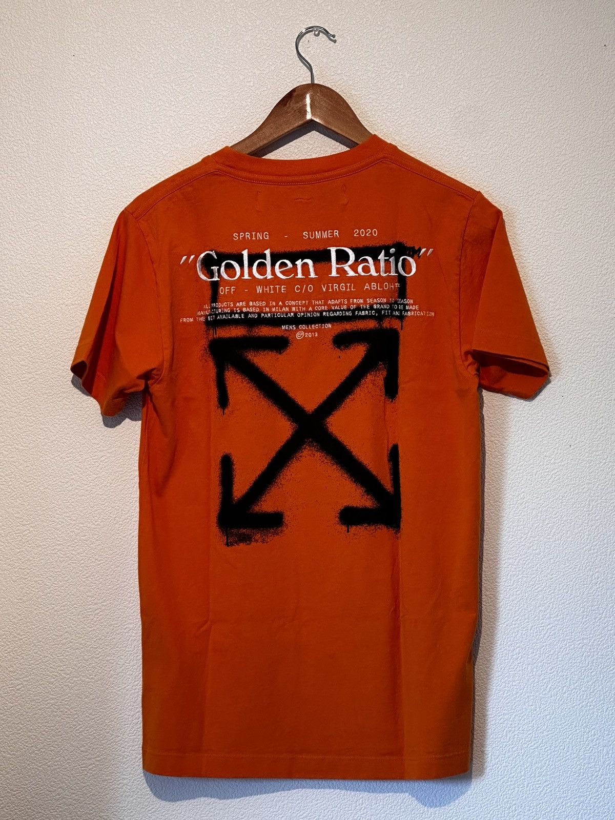 Off-White Golden Ratio Tee Size US M / EU 48-50 / 2 - 1 Thumbnail