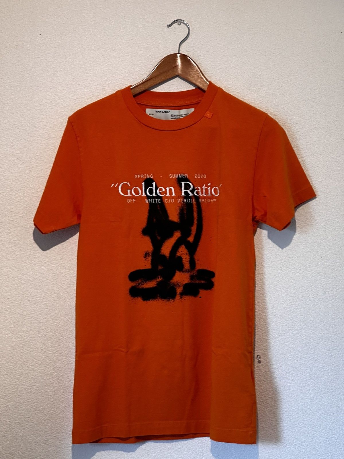 Off-White Golden Ratio Tee Size US M / EU 48-50 / 2 - 2 Thumbnail