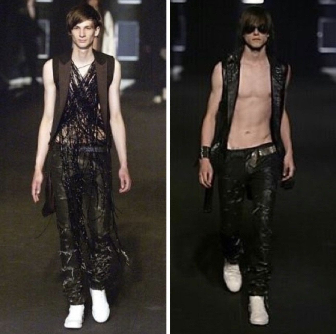 Dior Homme SS04 “Strip” Waxed Denim