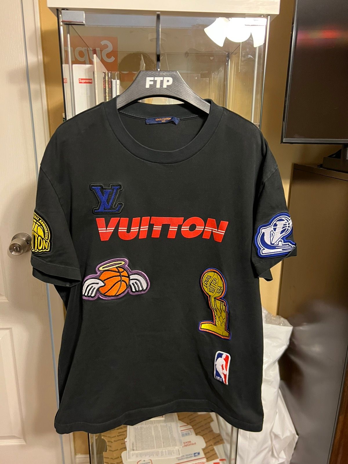 Louis Vuitton Louis Vuitton NBA Logo T-Shirt