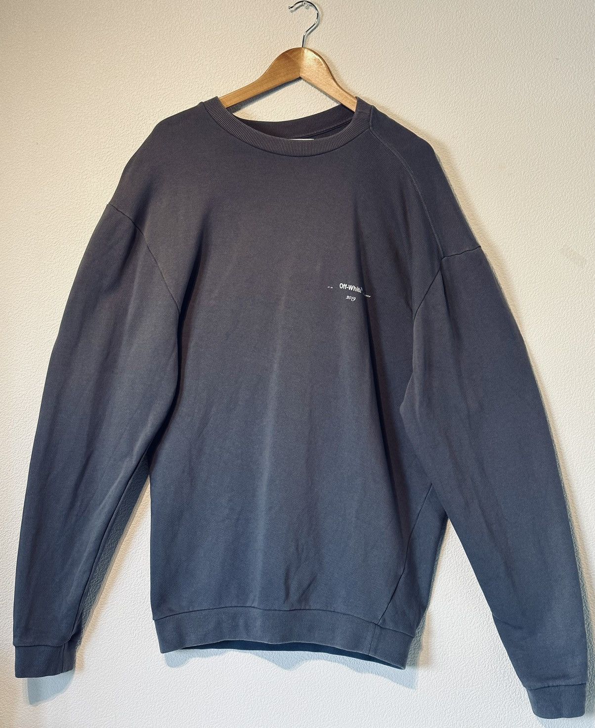 Off-White Off-White Twisted Crewneck Sweatshirt Size US L / EU 52-54 / 3 - 2 Thumbnail