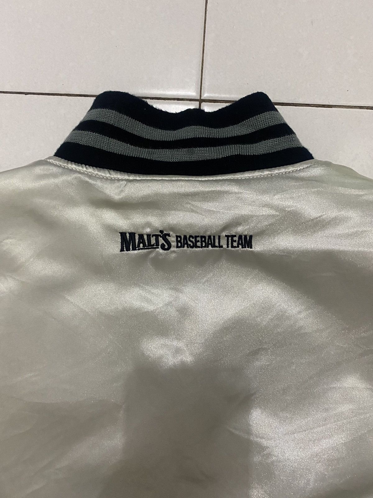 Japanese Brand VTG Malts Baseball Team Bomber Jacket Size US L / EU 52-54 / 3 - 10 Thumbnail