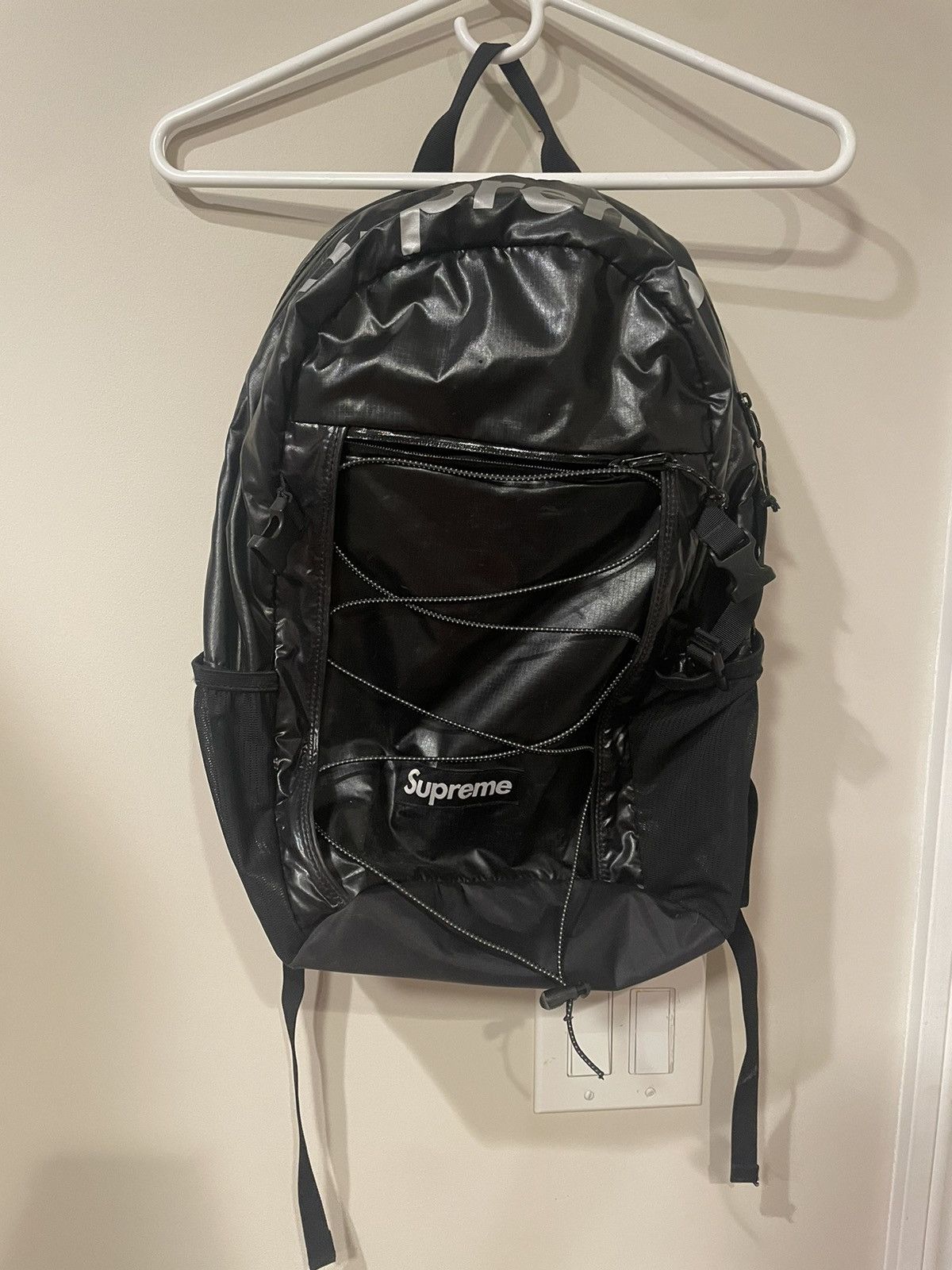 Supreme Supreme FW17 Cordura Black Backpack Grailed