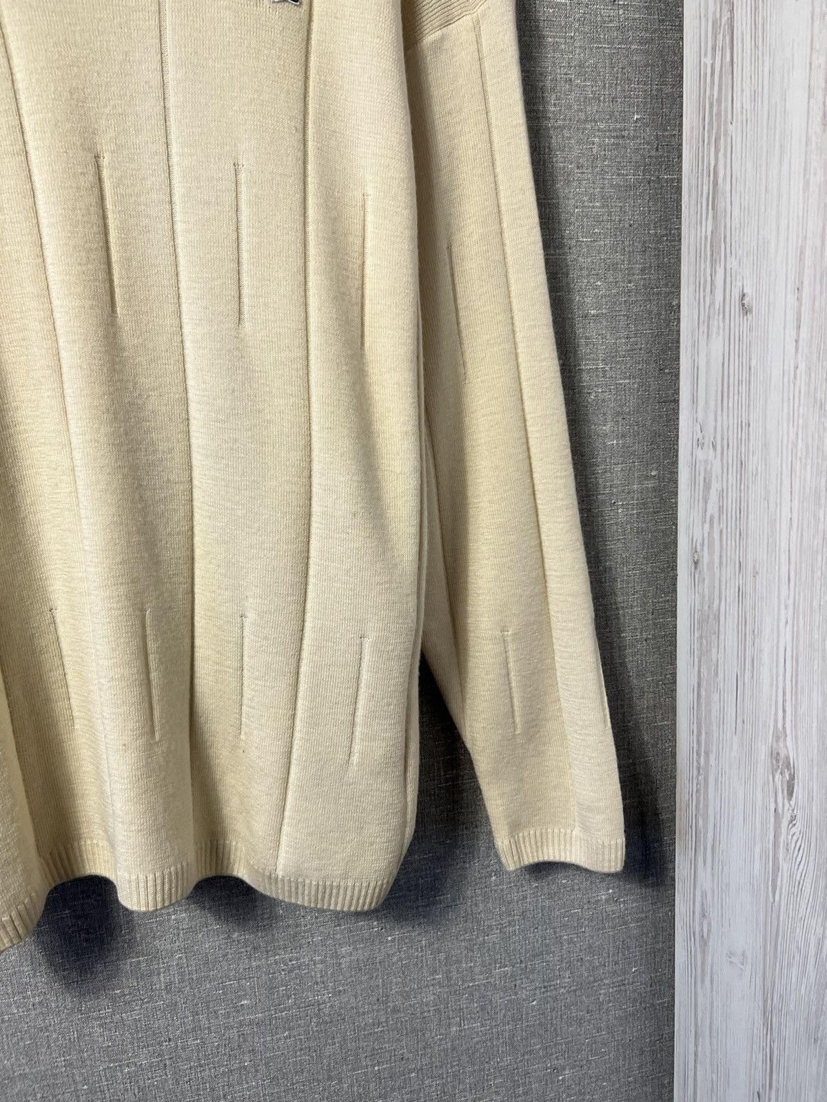 Lacoste × Vintage Rare Vintage Lacoste Pure New Wool Turtleneck Knit Sweater Size US XL / EU 56 / 4 - 4 Thumbnail