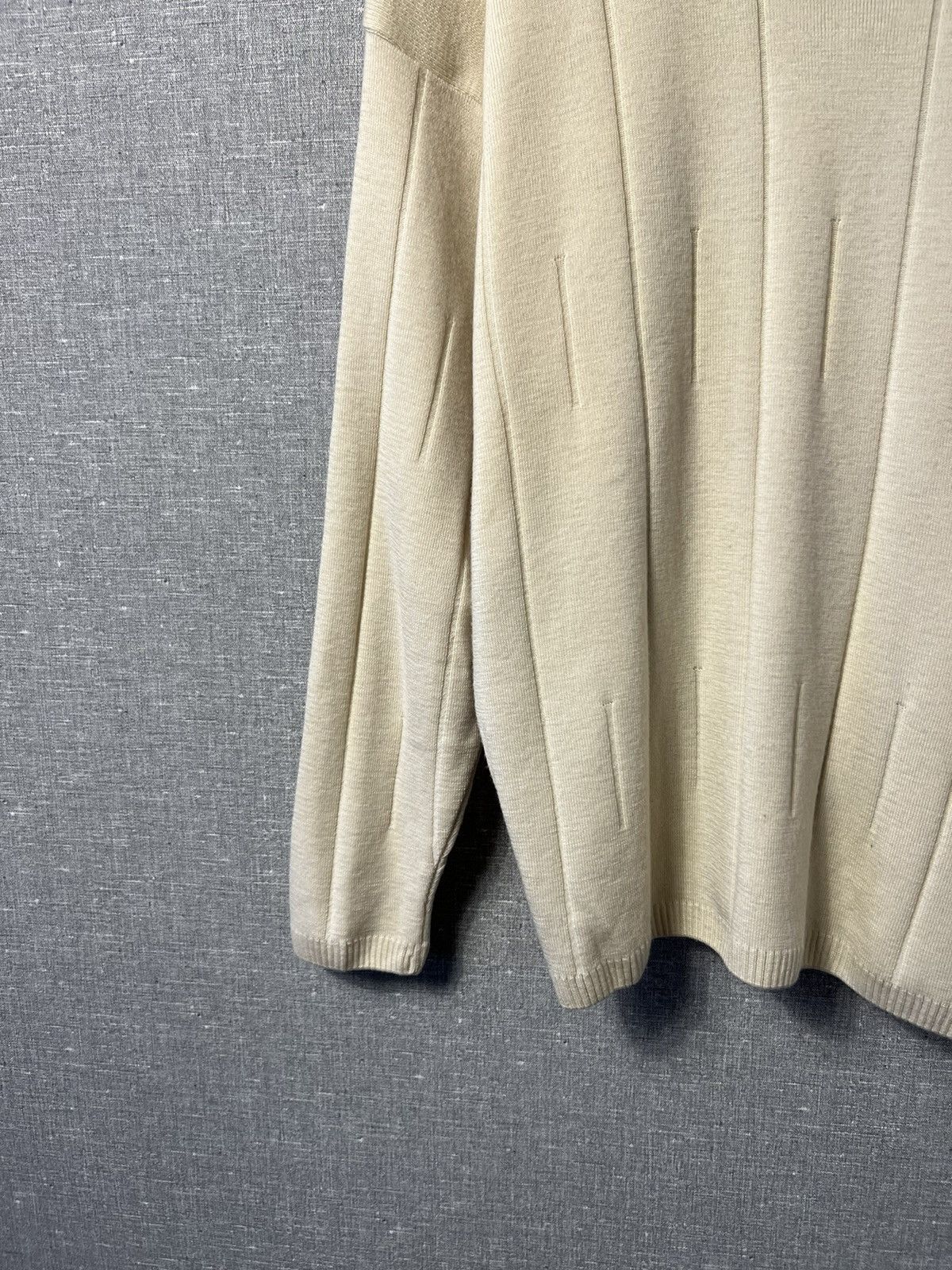 Lacoste × Vintage Rare Vintage Lacoste Pure New Wool Turtleneck Knit Sweater Size US XL / EU 56 / 4 - 3 Thumbnail