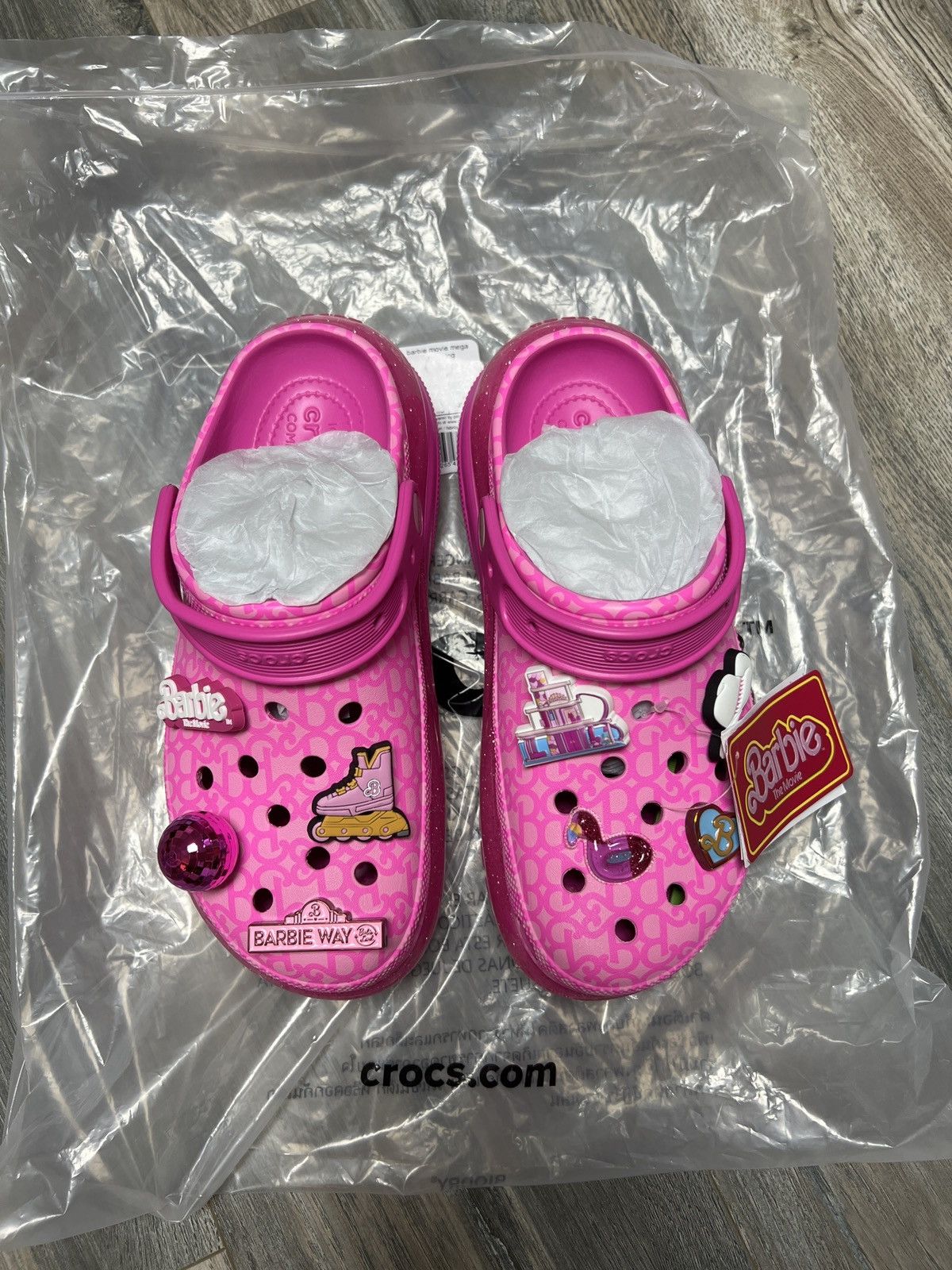 Crocs Barbie x Crocs Mega Crush Clog Size 6M/8W BRAND NEW Grailed