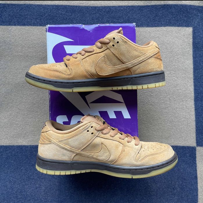 dunk low sb wheat mocha