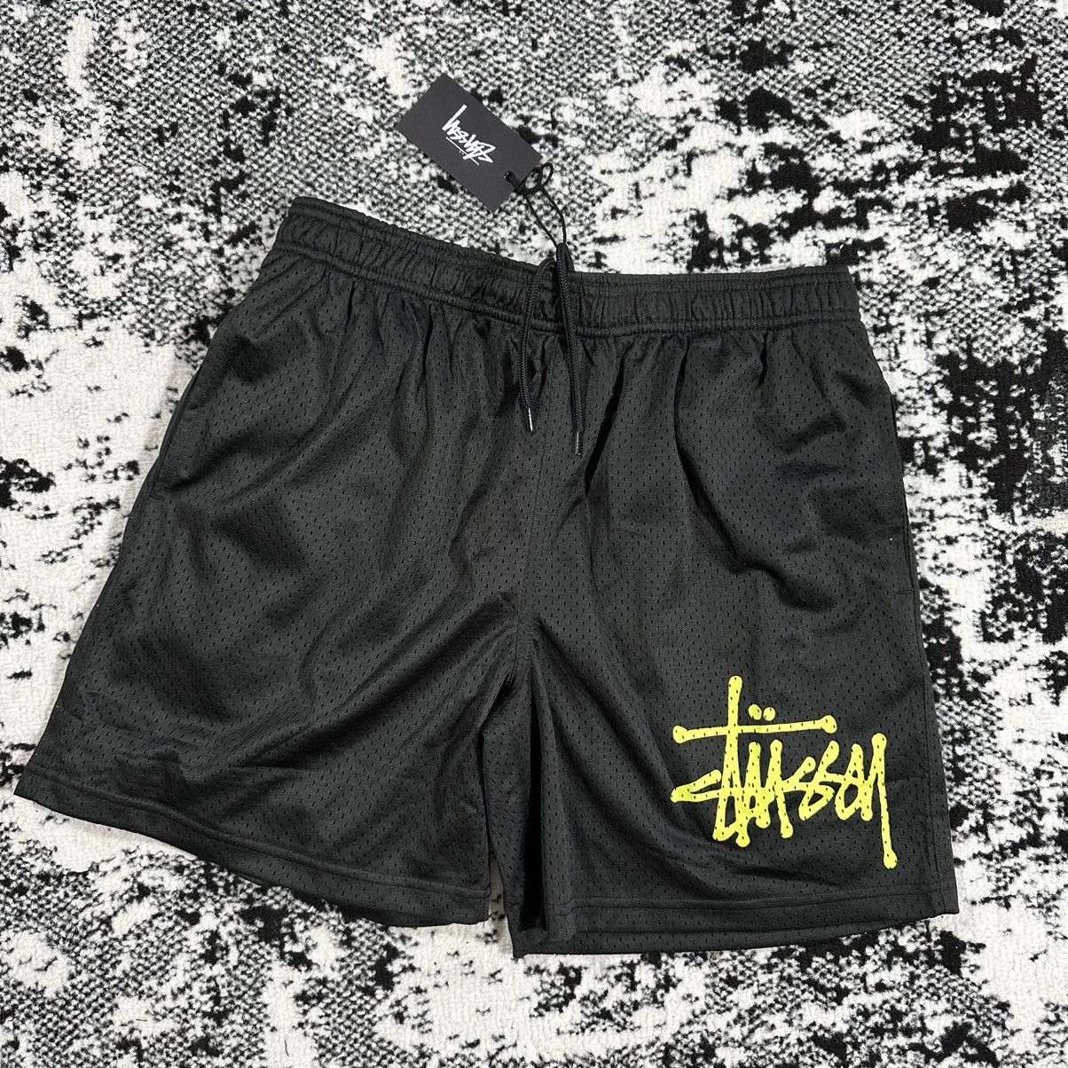 Stussy STUSSY BIG LOGO MESH SHORTS 30 | Grailed