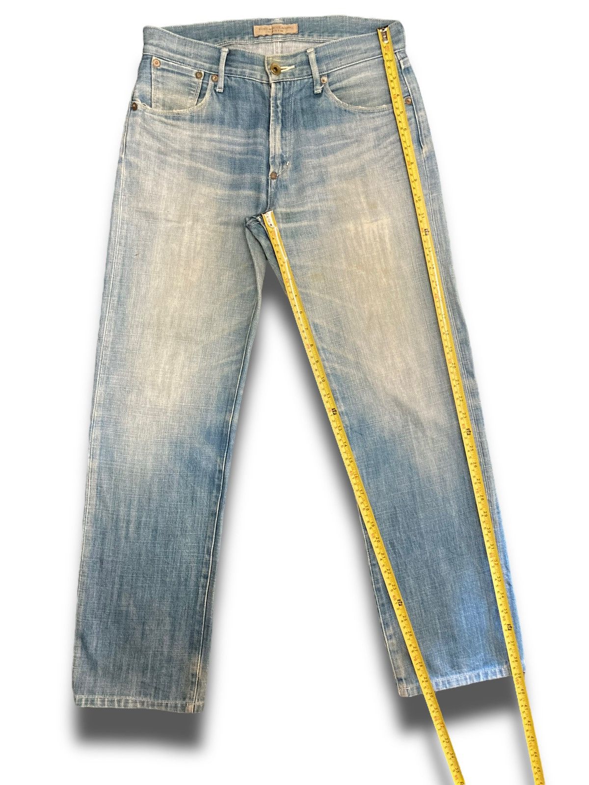 Jun Takahashi × Uniqlo × Vintage Limited Vintage 90s Buckle Kaihara Jeans Size US 30 / EU 46 - 17 Thumbnail