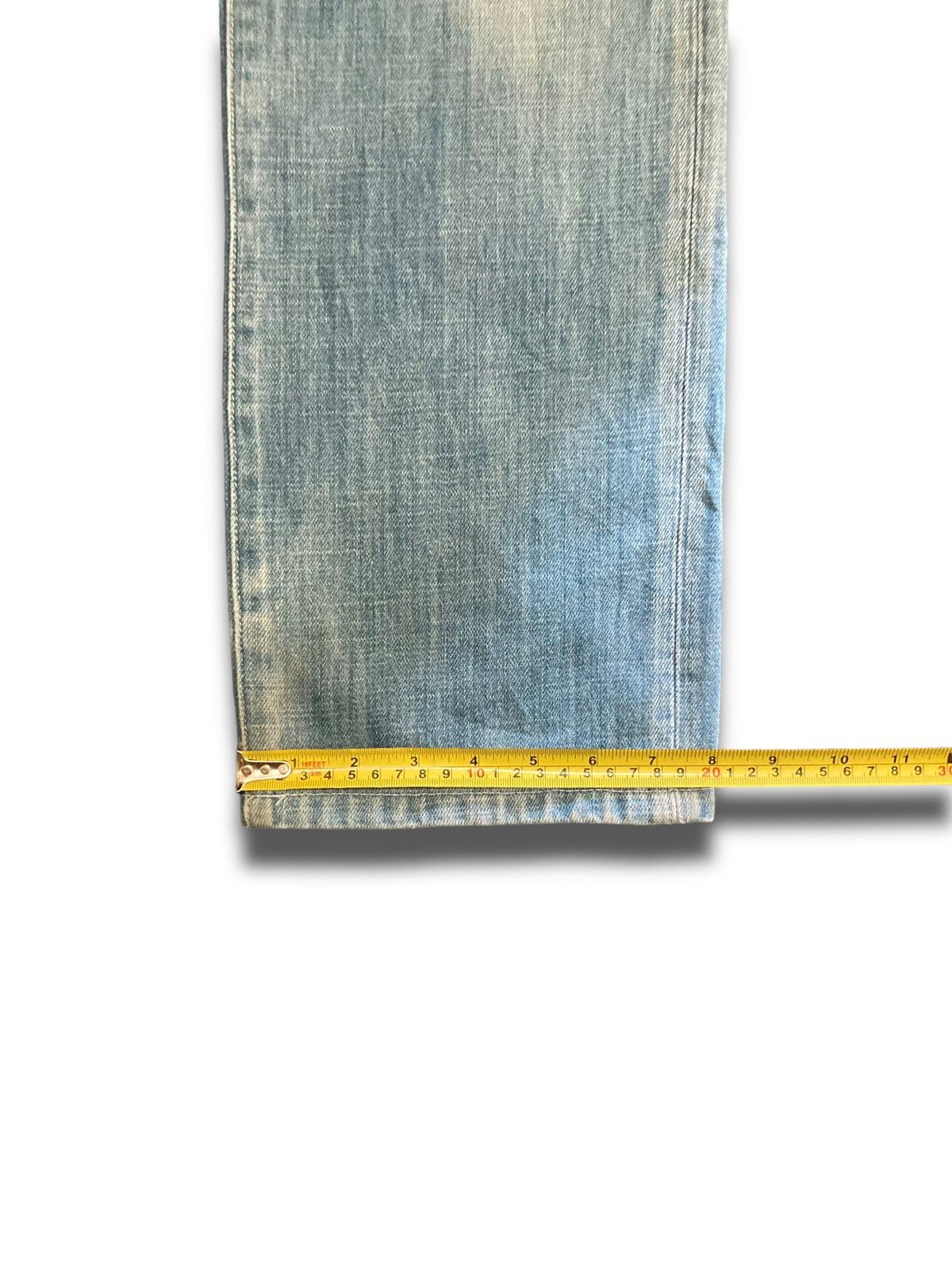 Jun Takahashi × Uniqlo × Vintage Limited Vintage 90s Buckle Kaihara Jeans Size US 30 / EU 46 - 16 Thumbnail