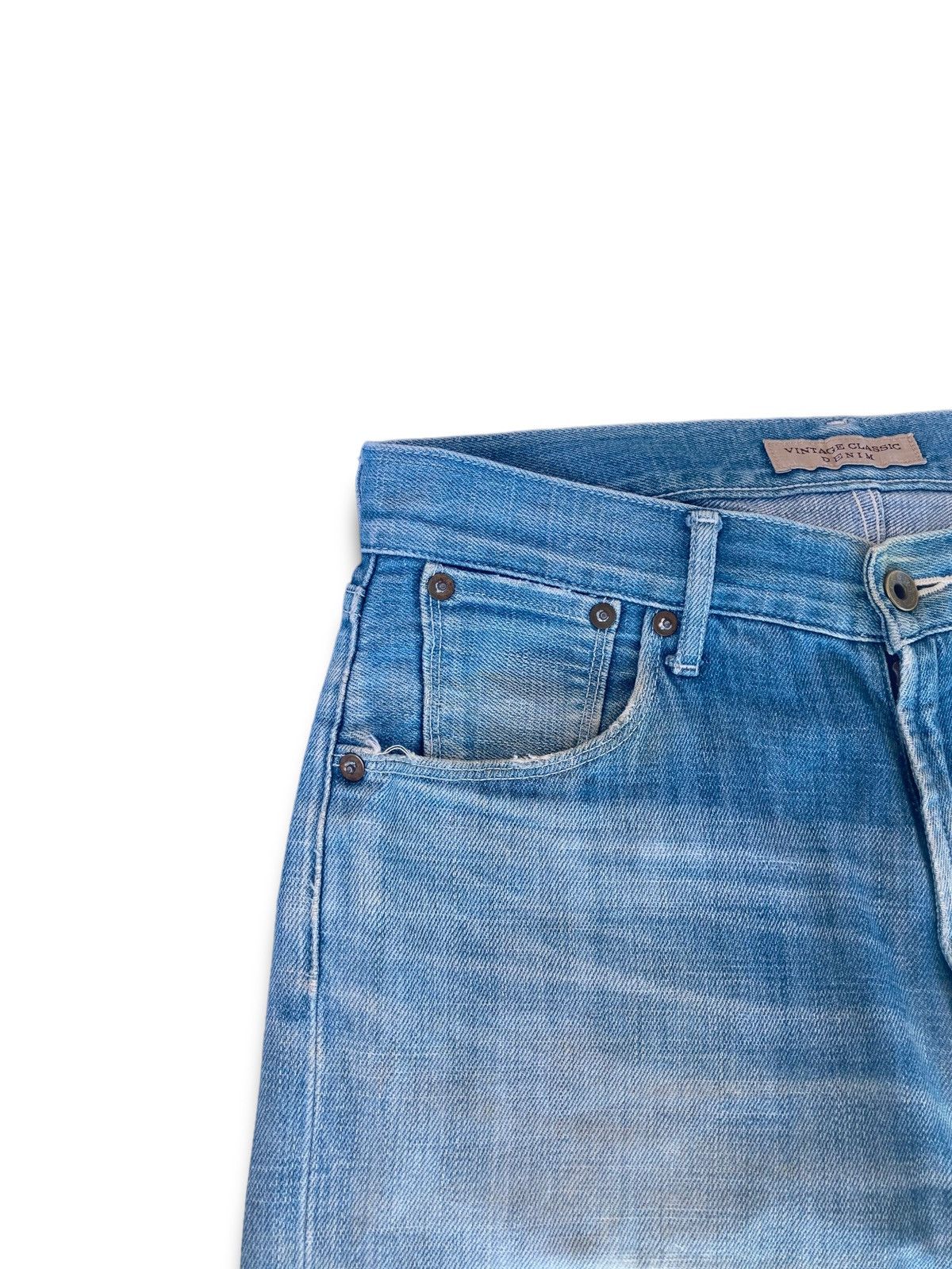 Jun Takahashi × Uniqlo × Vintage Limited Vintage 90s Buckle Kaihara Jeans Size US 30 / EU 46 - 6 Thumbnail